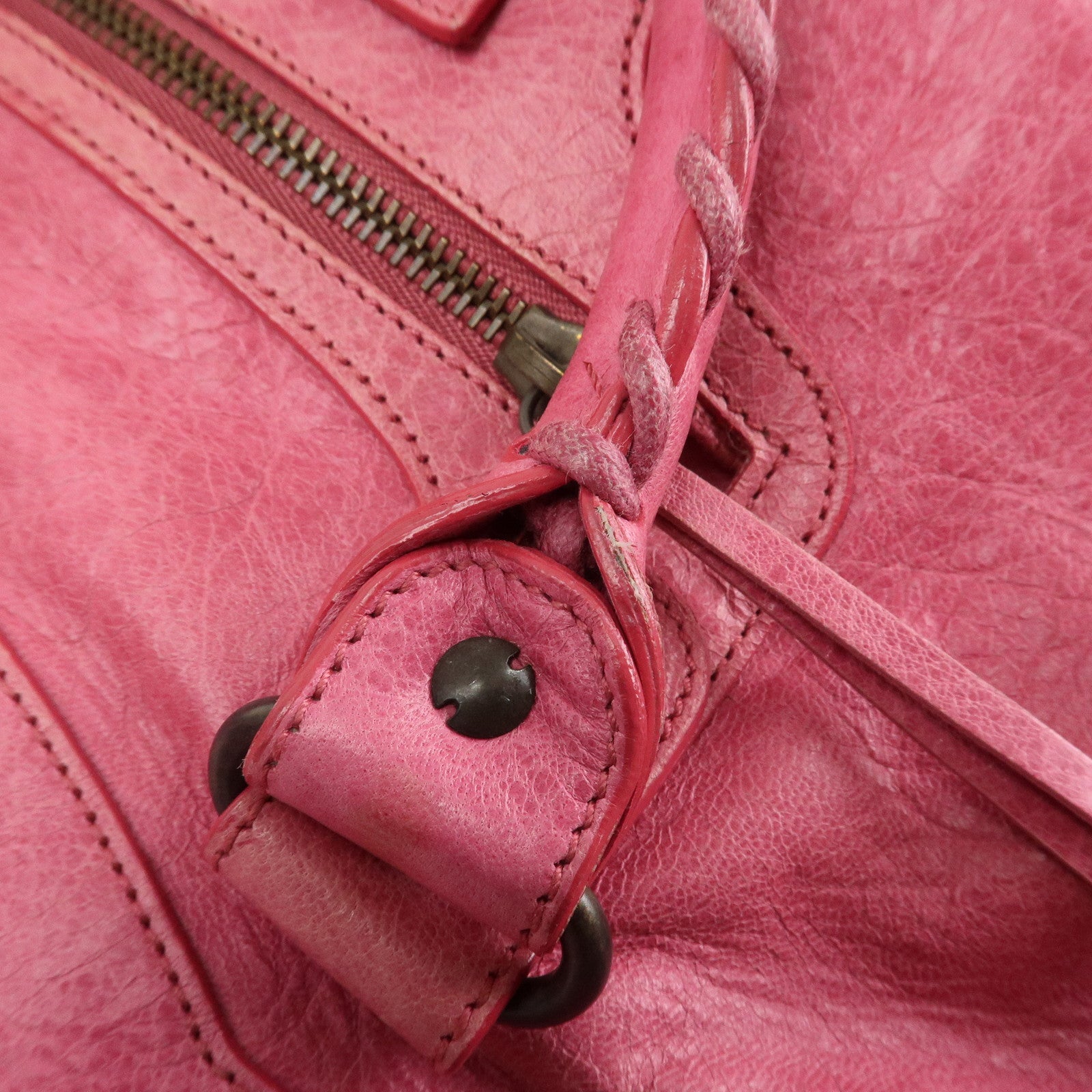 BALENCIAGA The City Leather 2Way Bag Hand Bag Shoulder Bag 115748