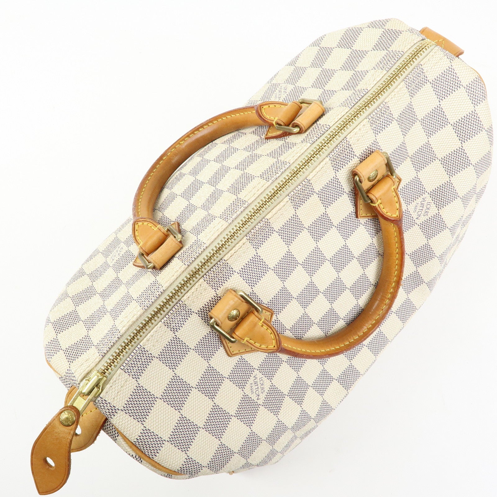 Louis Vuitton Damier Azur Speedy 30 Boston Bag Hand Bag N41533
