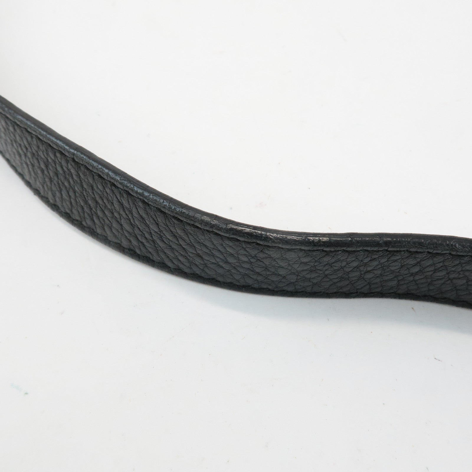 GUCCI SOHO Interlocking G Leather Shoulder Bag Black 308361 Used