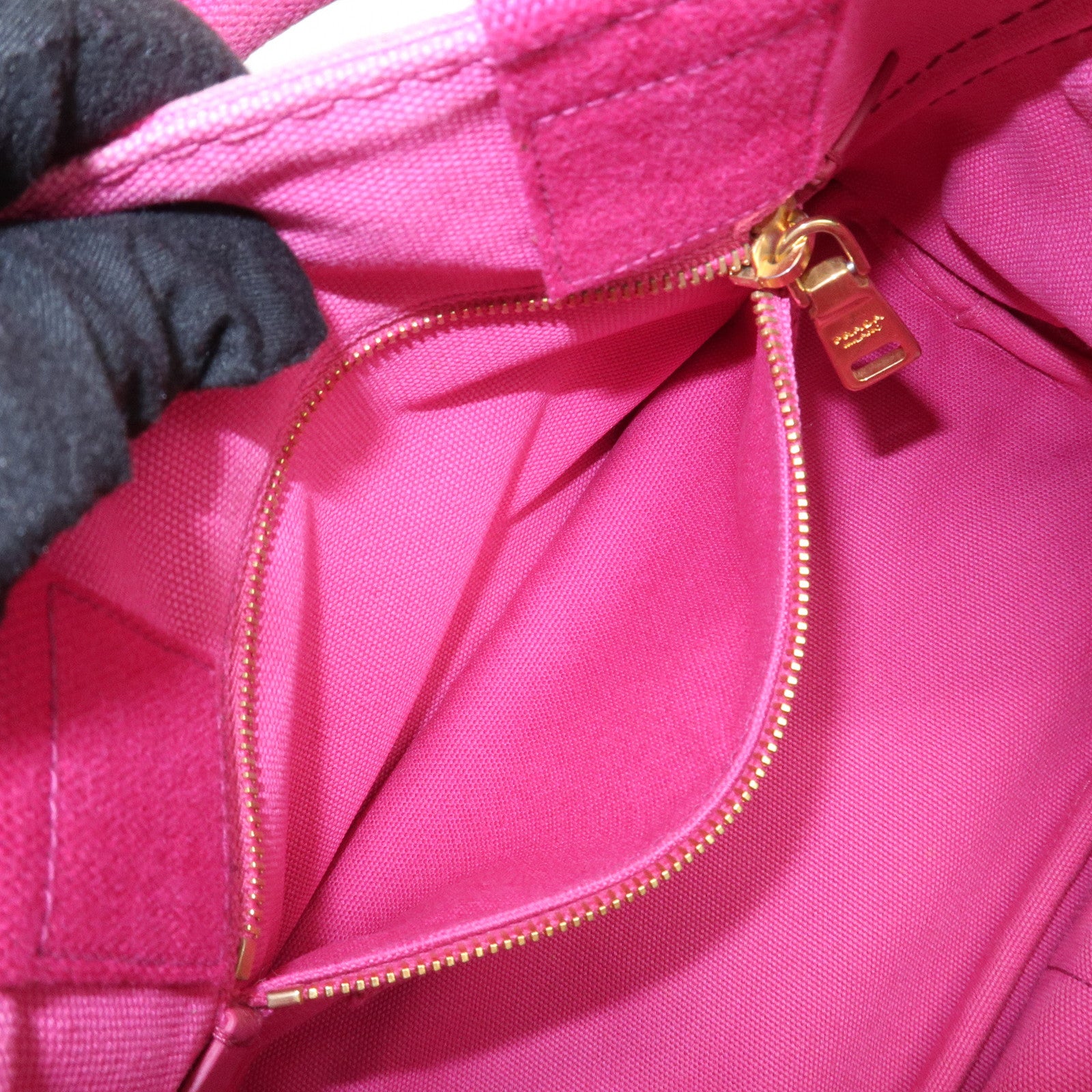 PRADA Canvas Canapa Mini 2Way Bag Hand Shoulder Bag Pink B2439G