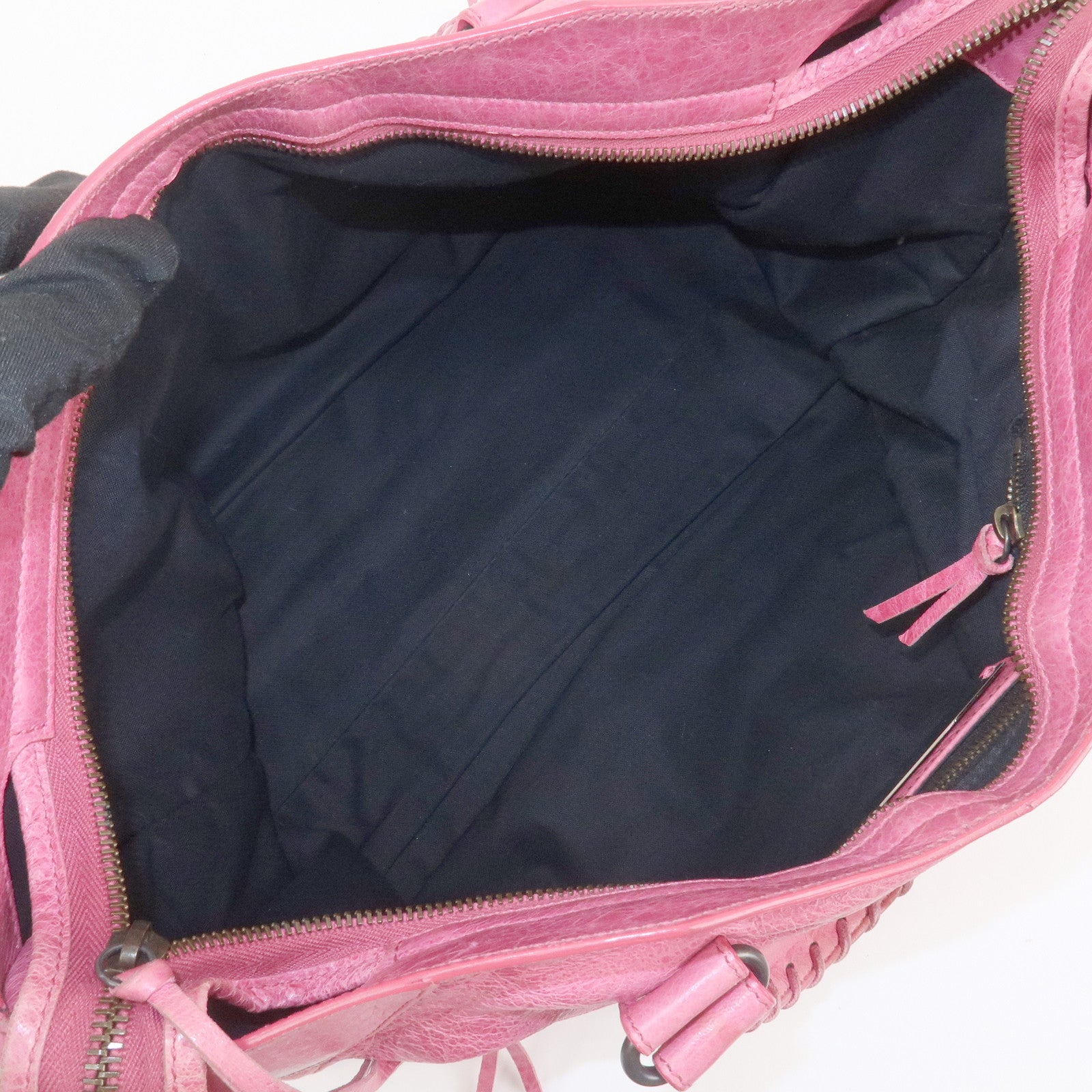 BALENCIAGA The City Leather 2Way Bag Hand Bag Shoulder Bag 115748