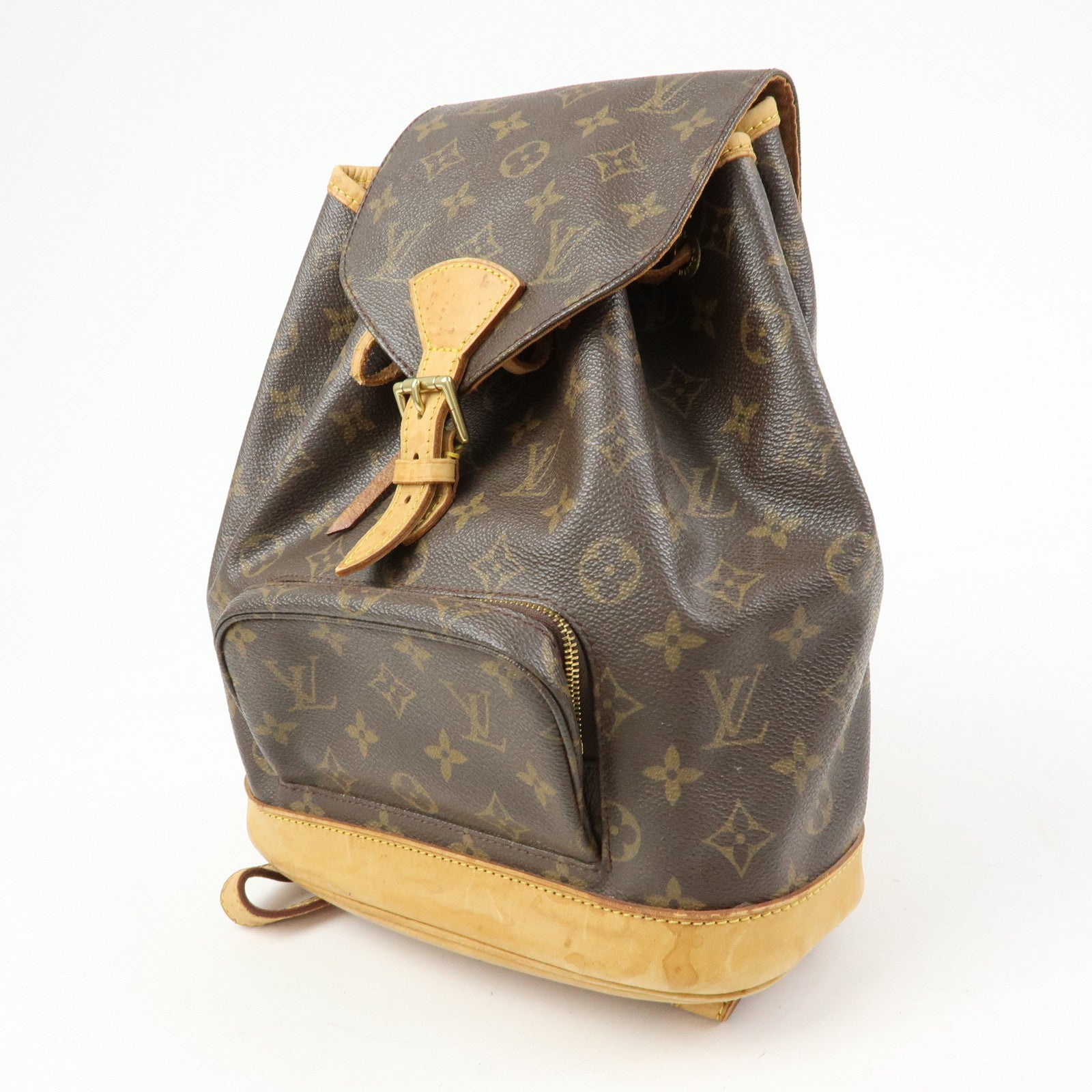Louis Vuitton Monogram Montsouris MM Backpack Brown M51136