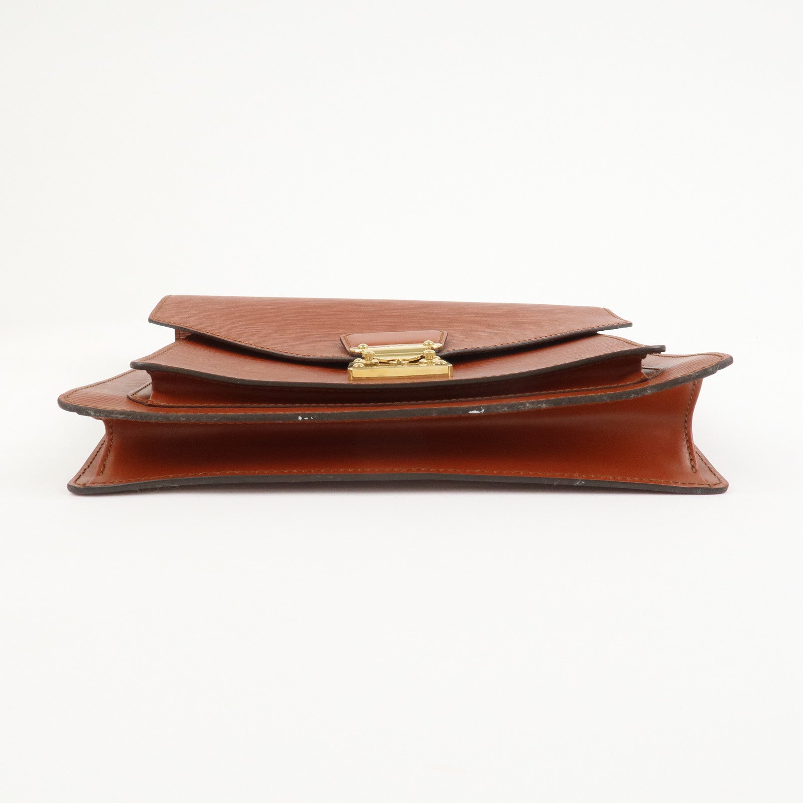 Louis Vuitton Epi Monceau 2way Bag Hand Bag Kenya Brown M52123