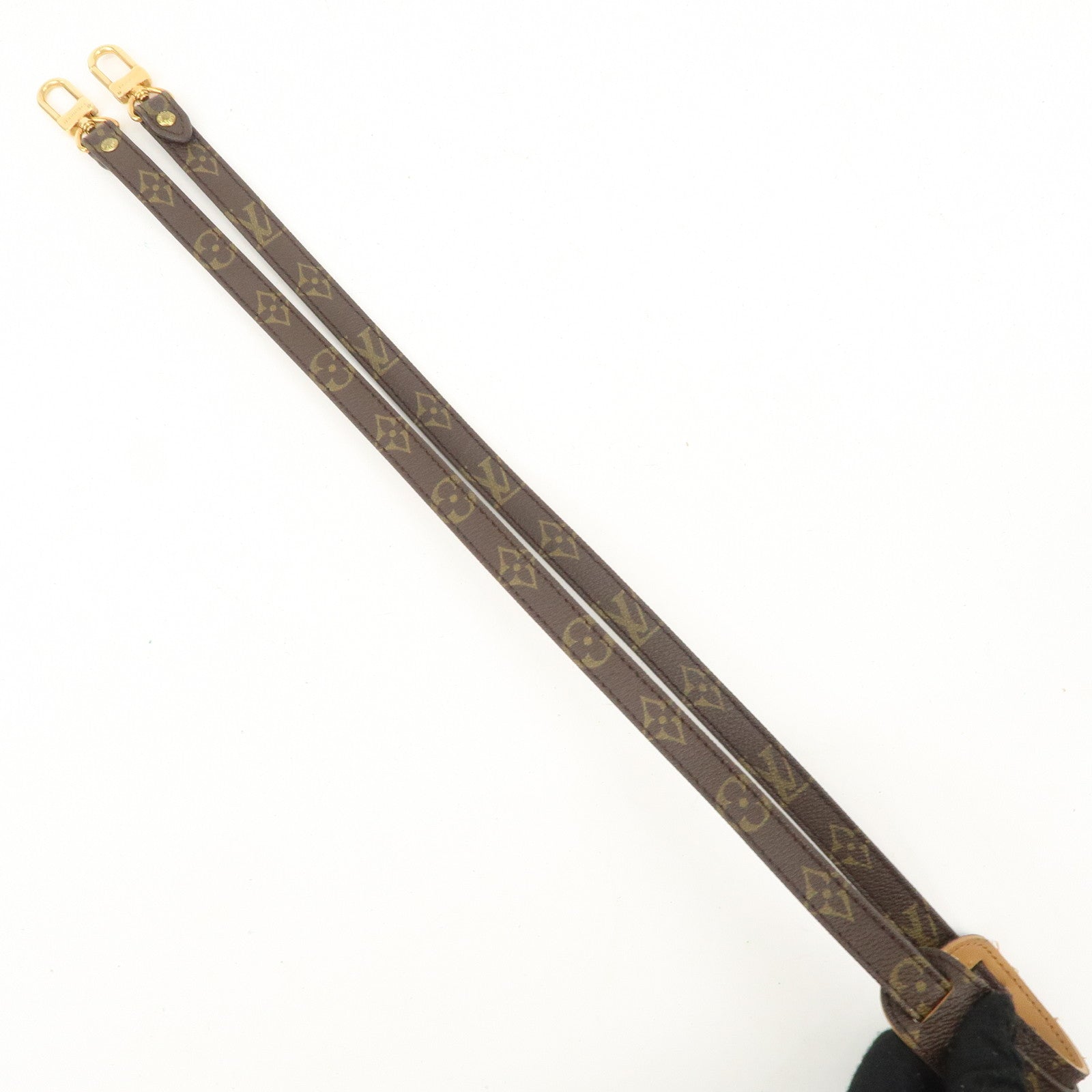 Louis Vuitton Monogram Canvas Shoulder Strap 120cm 1.6cm Brown J75010 Used