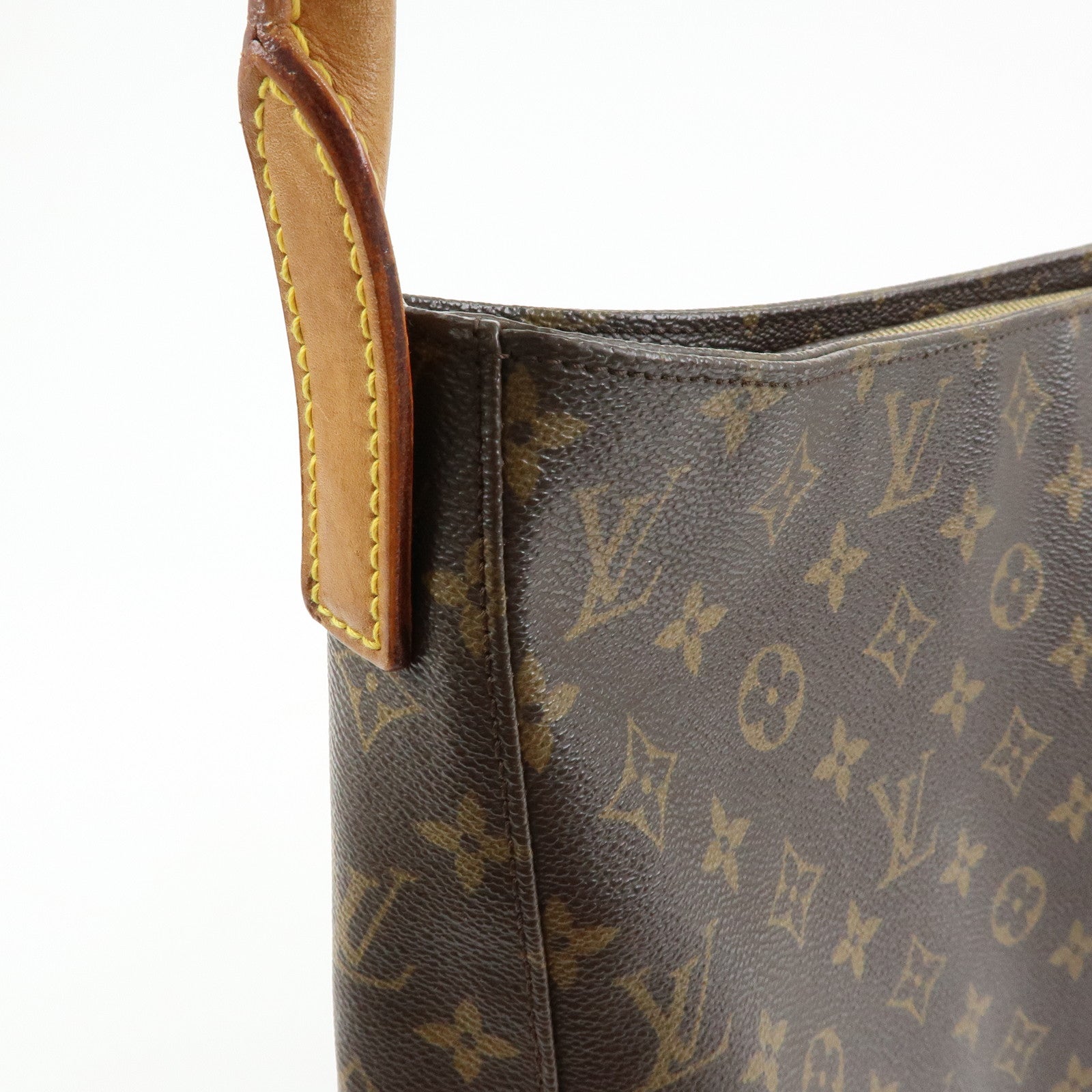 Louis Vuitton Monogram Looping GM Shoulder Bag Brown M51145