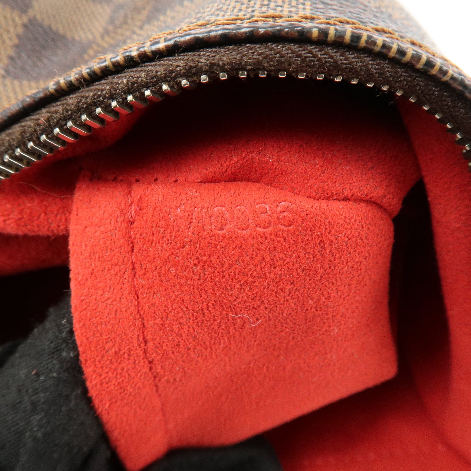 Louis Vuitton Damier Leather Canvas Ravello GM Shoulder Bag N60006 Used