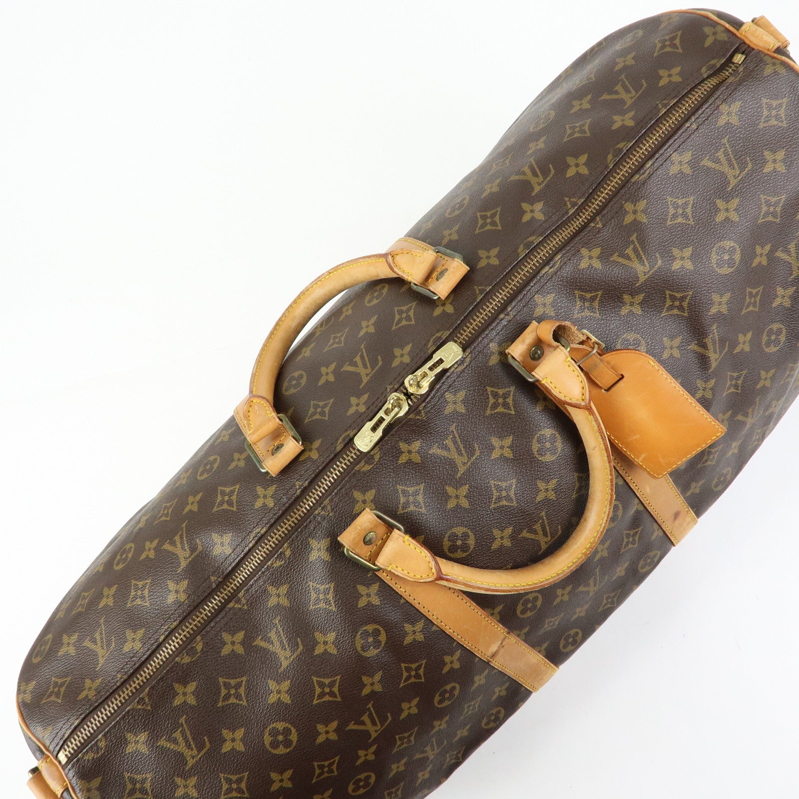 Louis Vuitton Monogram Keep All Bandouliere 60 Boston Bag M41412