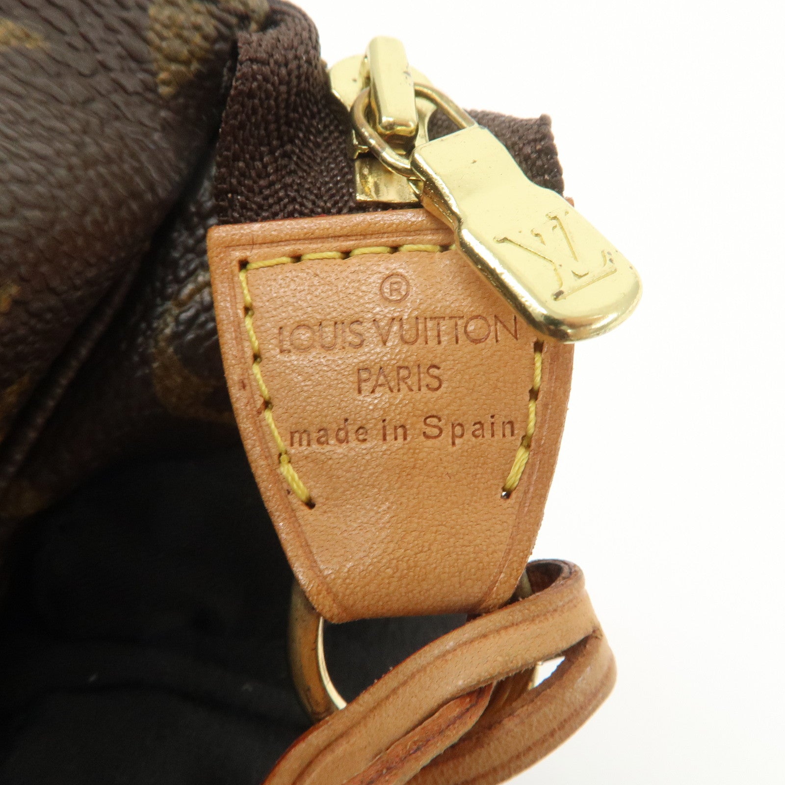 Louis Vuitton Monogram Pochette Accessoires Pouch Hand Bag M51980