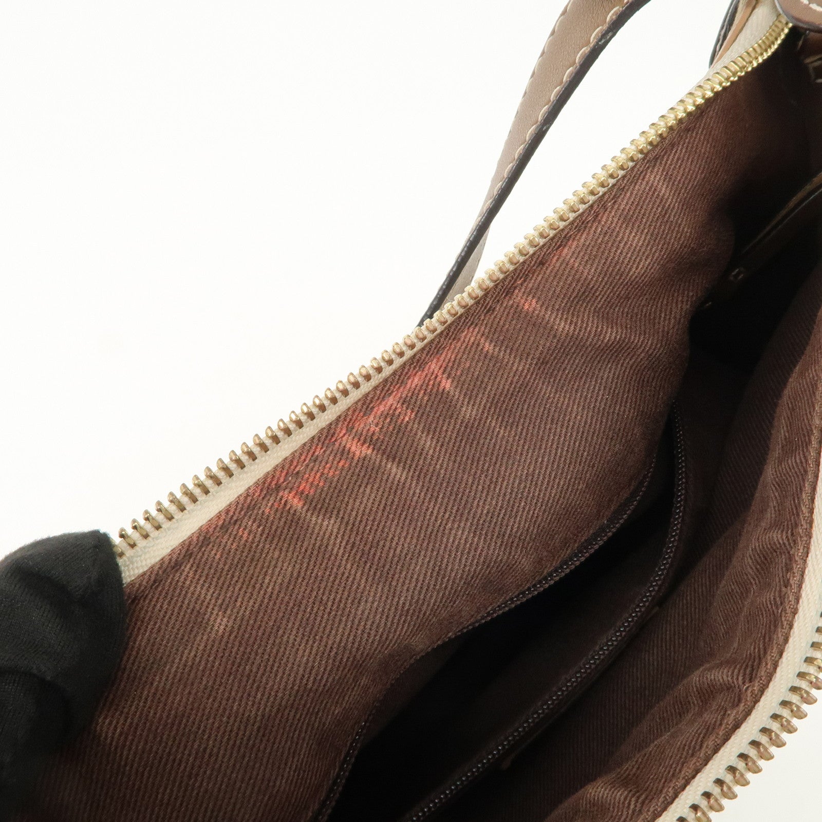 LOEWE Anagram Canvas Suede Leather Shoulder Bag 160th Anniverssary