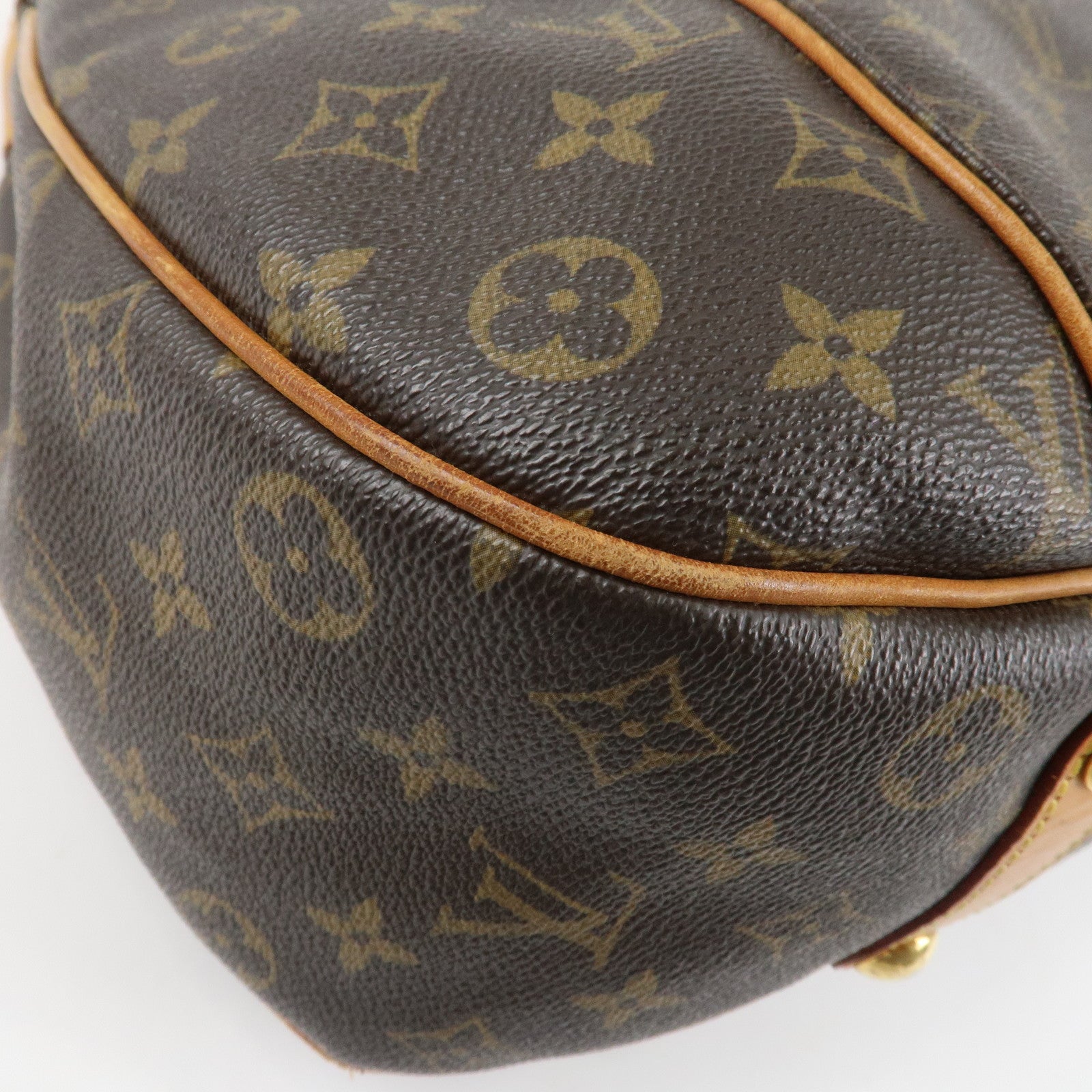 Louis Vuitton Monogram Galliera PM Shoulder Bag Brown M56382 Used