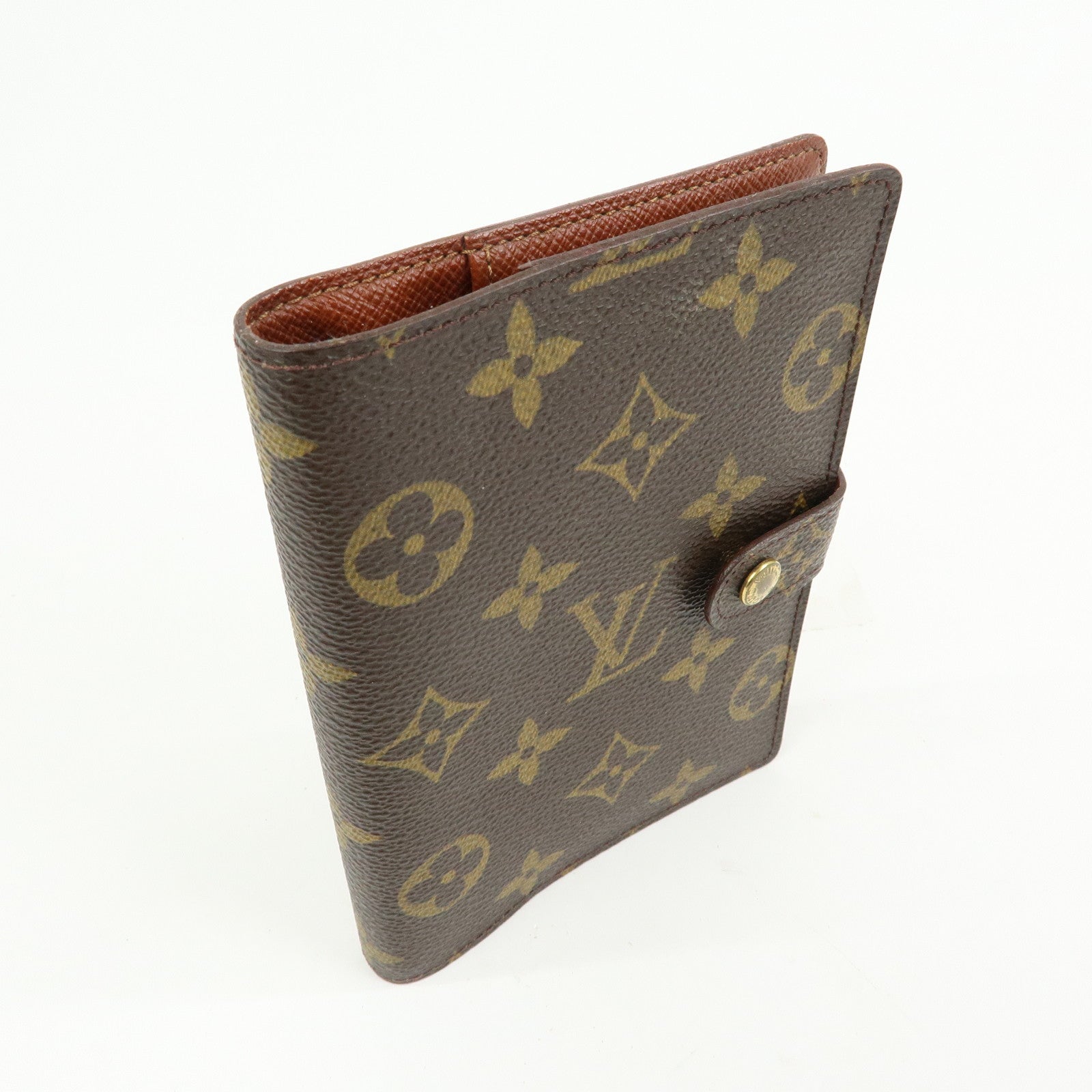 Louis Vuitton Monogram Agenda PM Planner Cover Brown R20005