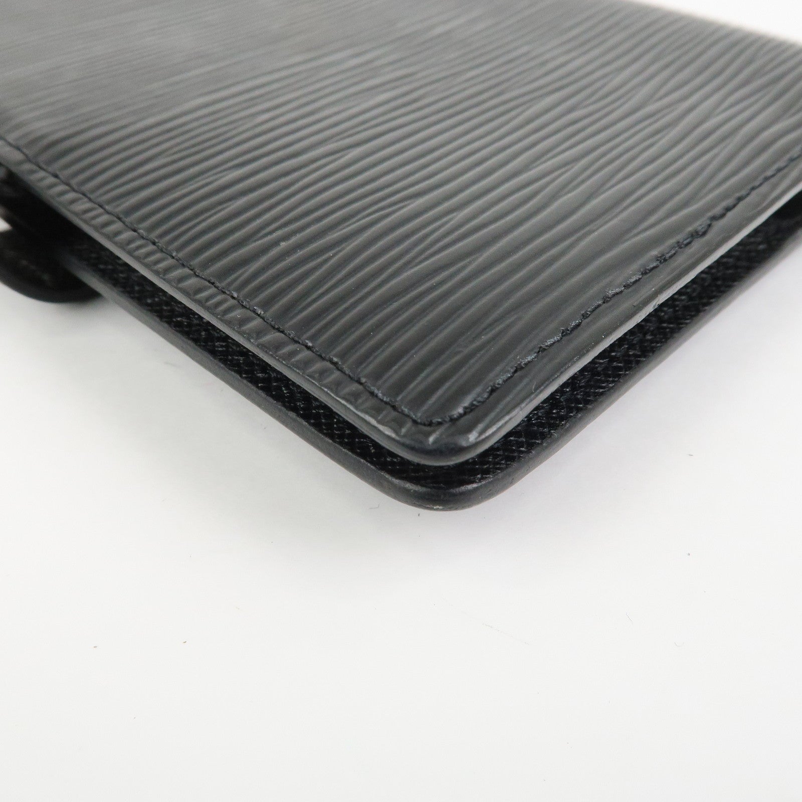 Louis Vuitton Epi Agenda PM Planner Cover Noir R20052