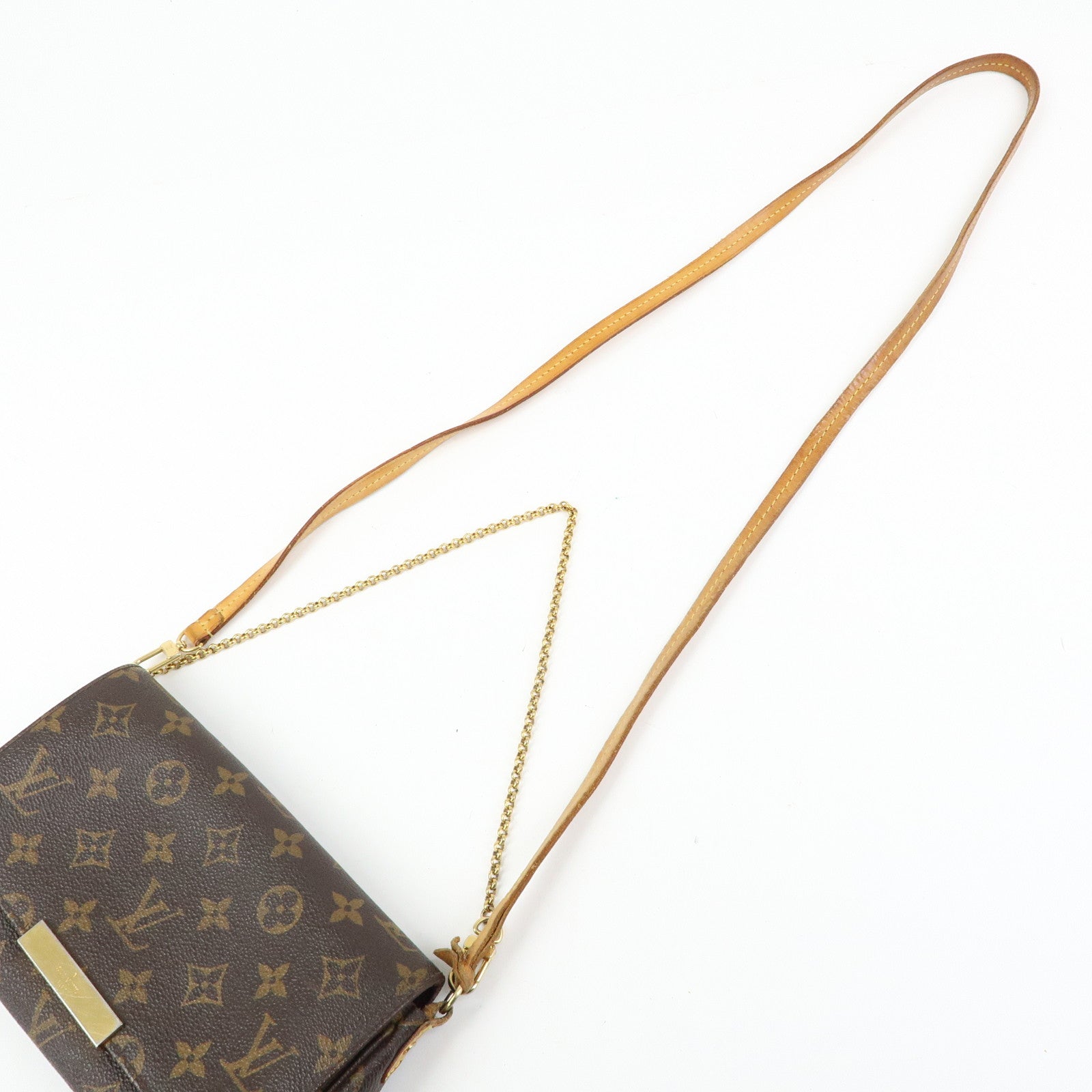 Louis Vuitton Monogram Favorite PM 2Way Shoulder Bag Brown M40717