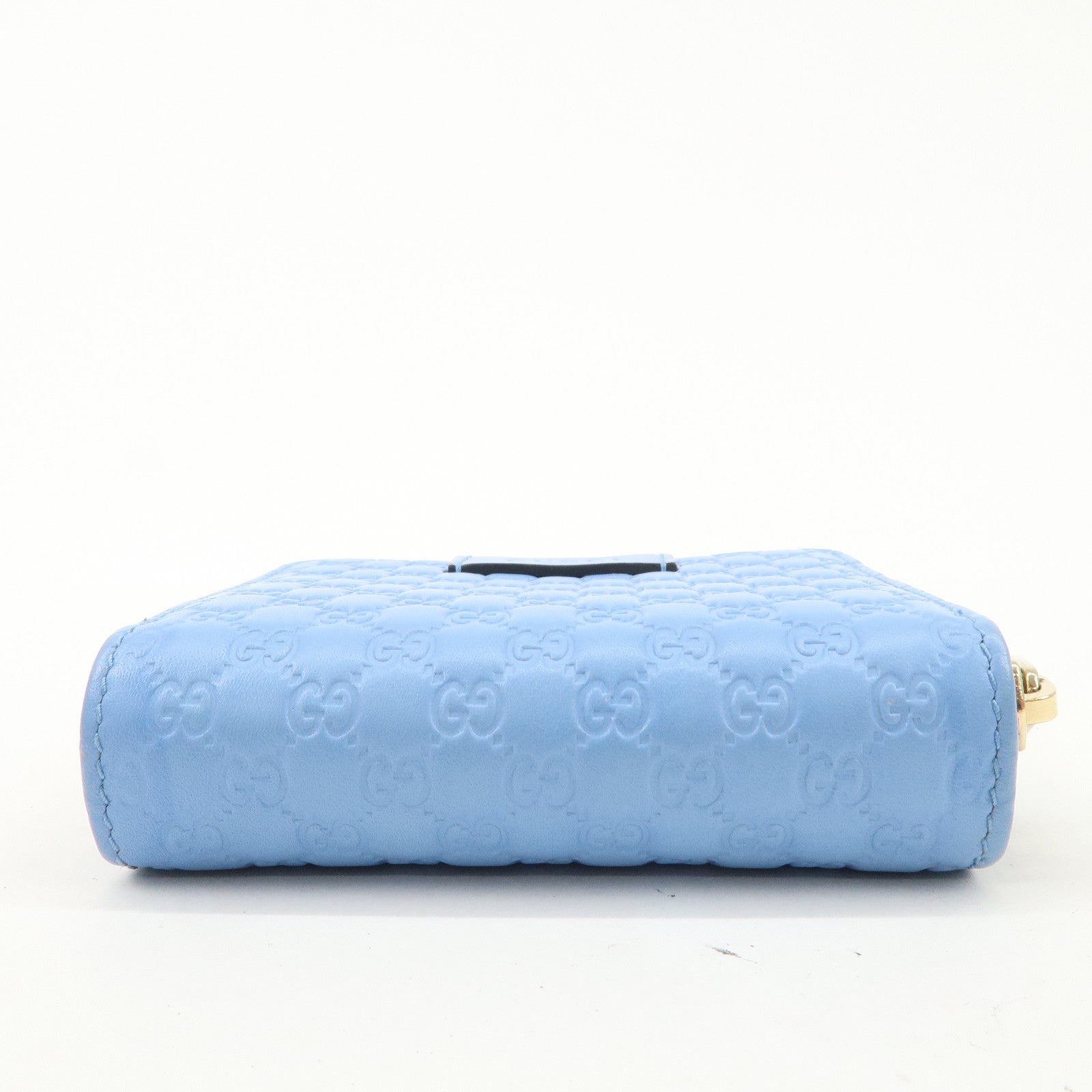GUCCI Micro Guccissima Signature Bi-Fold Compact Wallet 449395
