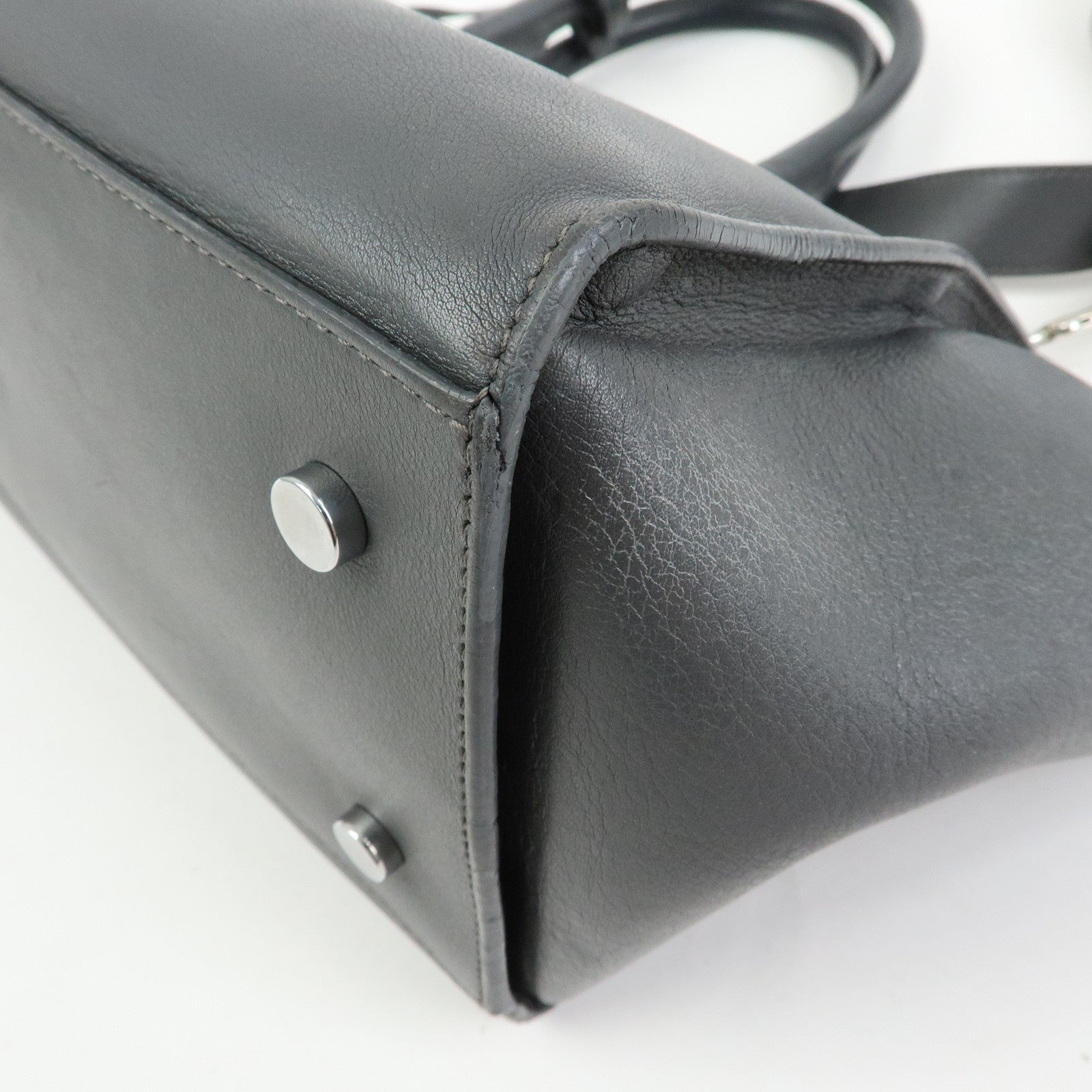 SAINT LAURENT PARIS Casandra Leather 2Way Hand Shoulder Bag 436832