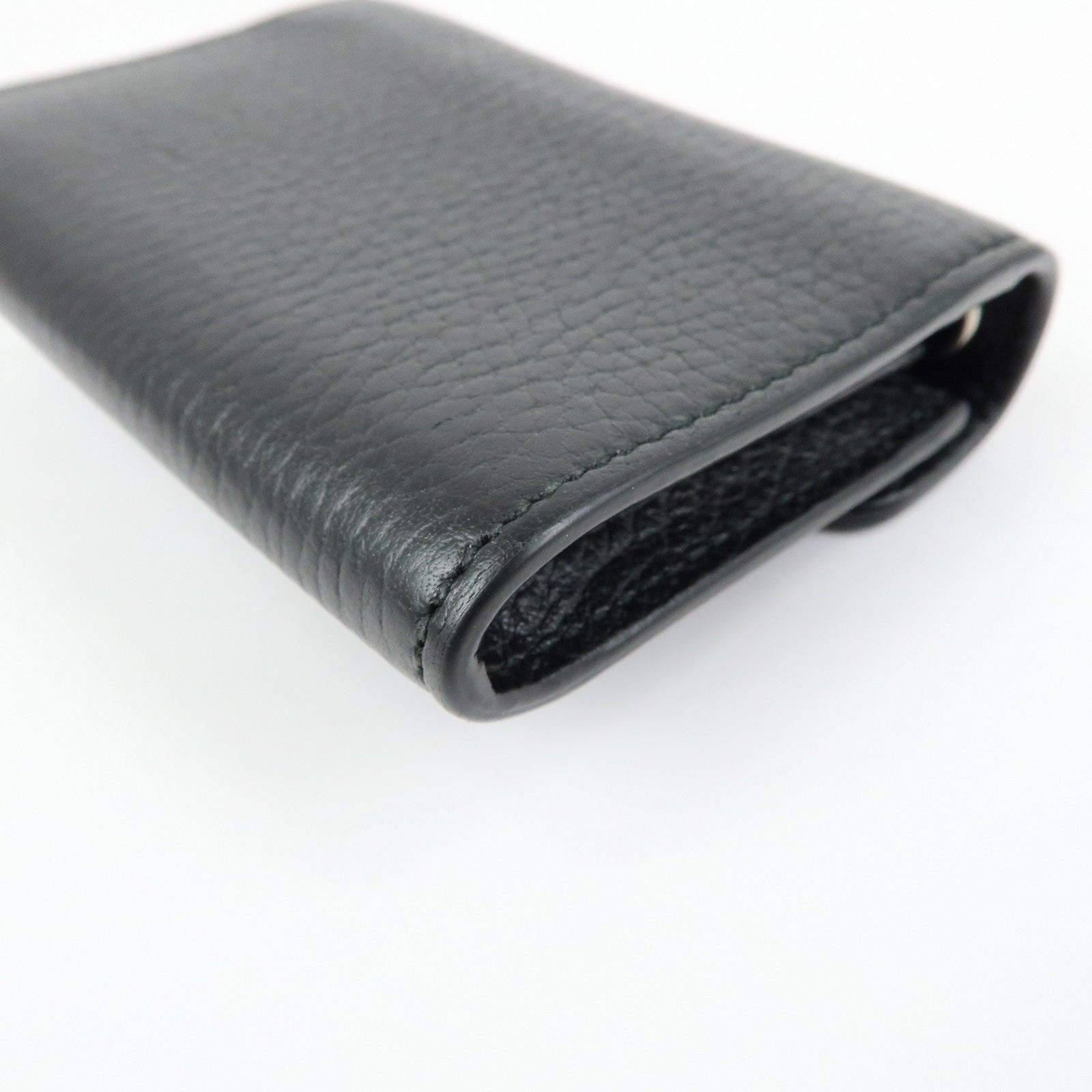 GUCCI Dionysus Leather Compact Wallet Coin Case Black 574930