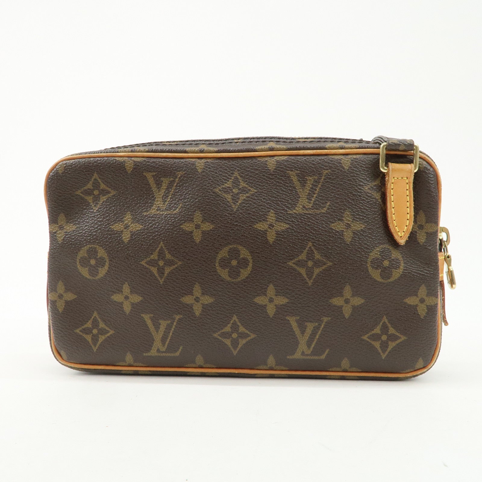Louis Vuitton Monogram Pochette Marly Bandouliere Bag Brown M51828