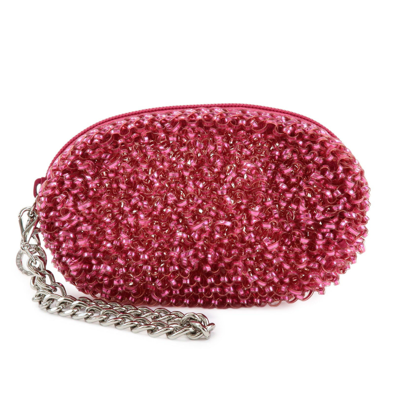 ANTEPRIMA Logo PVC Pouch Bag Cosmetic Pouch Pink
