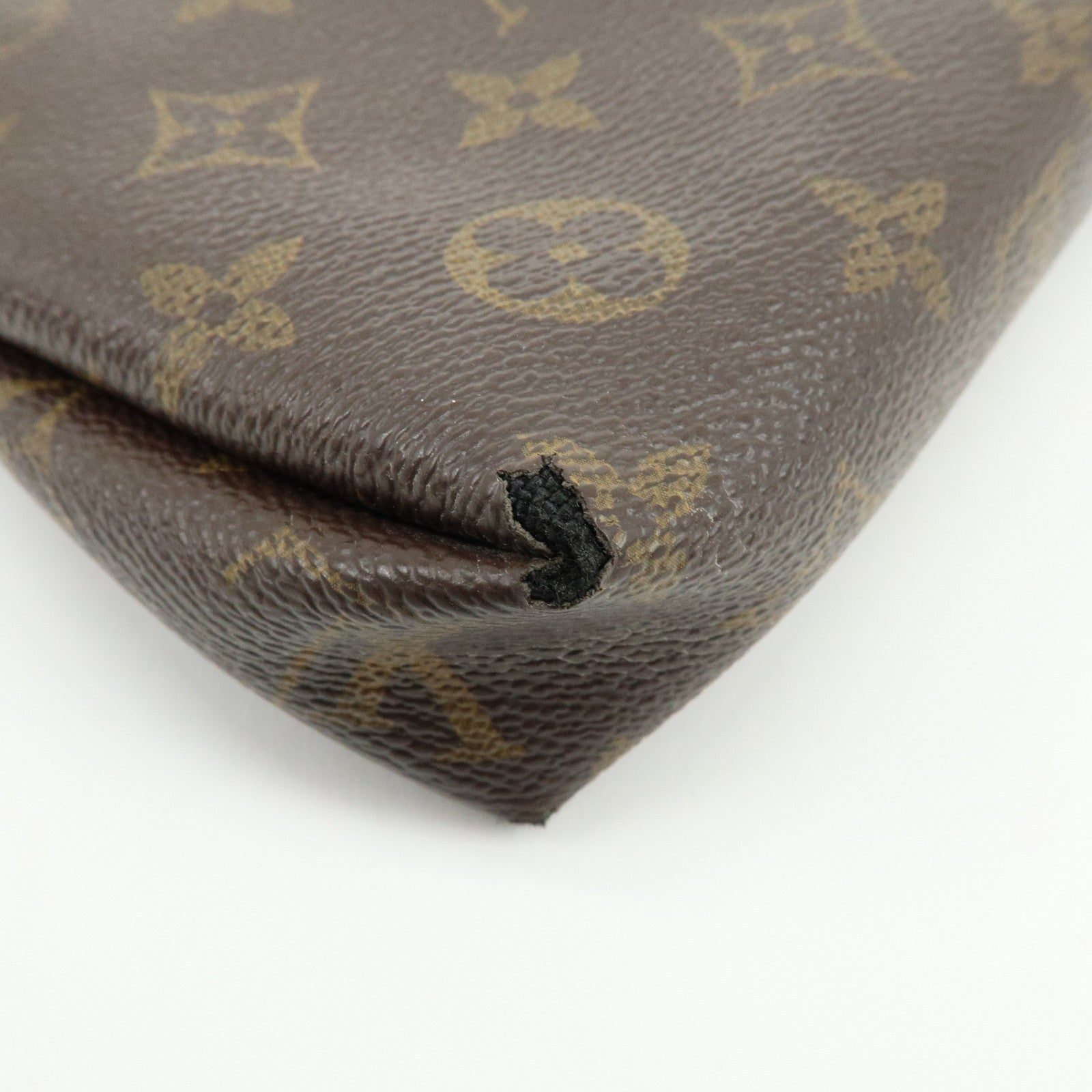 Louis Vuitton Monogram Pallas Clutch 2Way Bag Cerise M41638