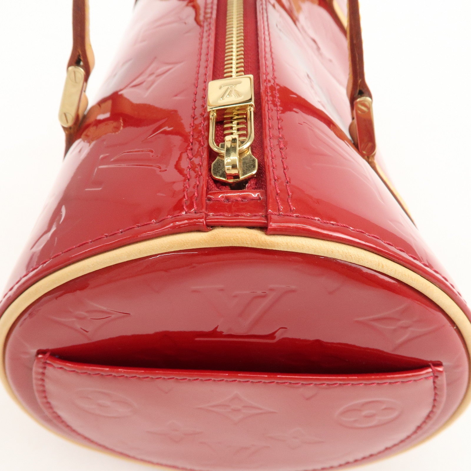 Louis Vuitton Monogram Vernis Bedford Hand Bag Pomme d'Amour M91986