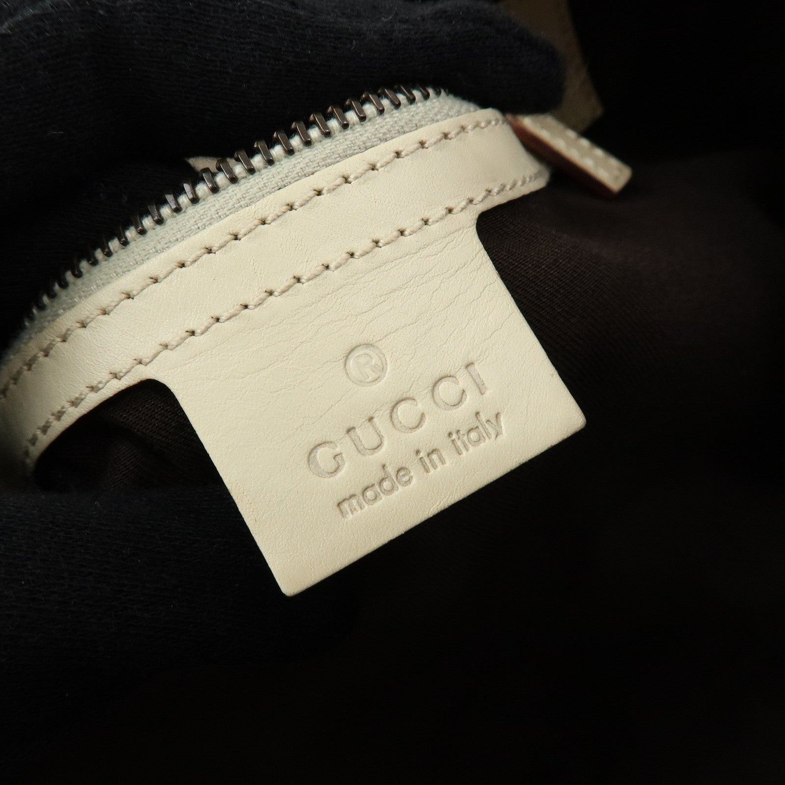 GUCCI New Jackie GG Canvas Leather Shoulder Bag Hand Bag 124407