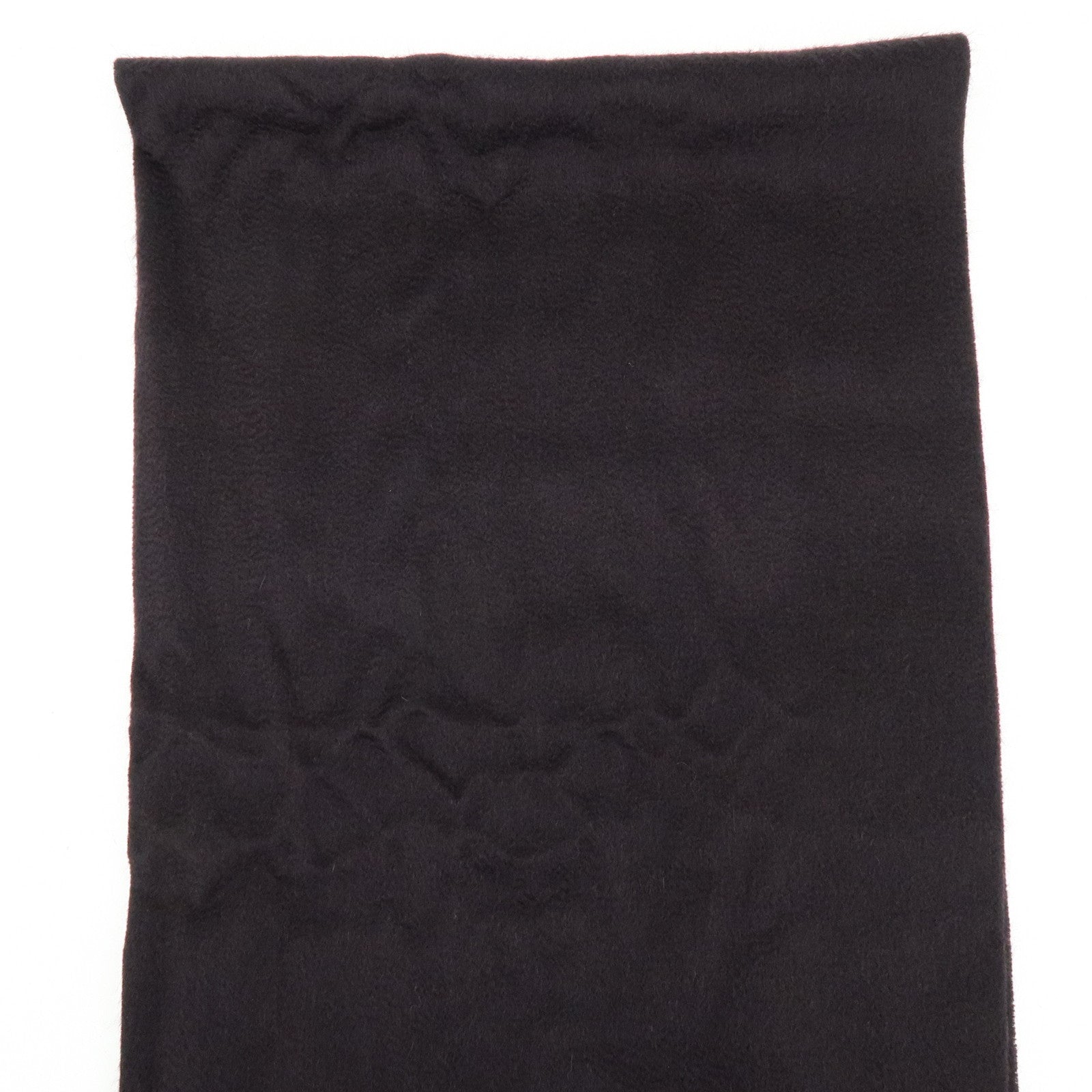 Louis Vuitton Echarpe Gelam LV Logo Cashmere 100% Scarf Black Beige