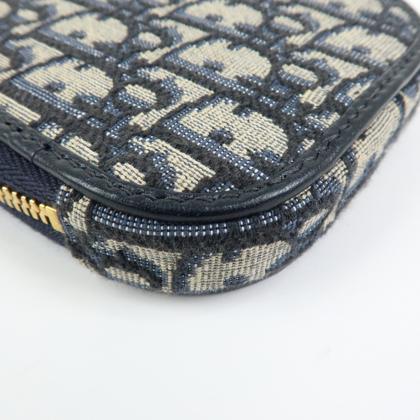 Christian Dior Oblique Jacquard Leather 30 Montaigne Phone Case