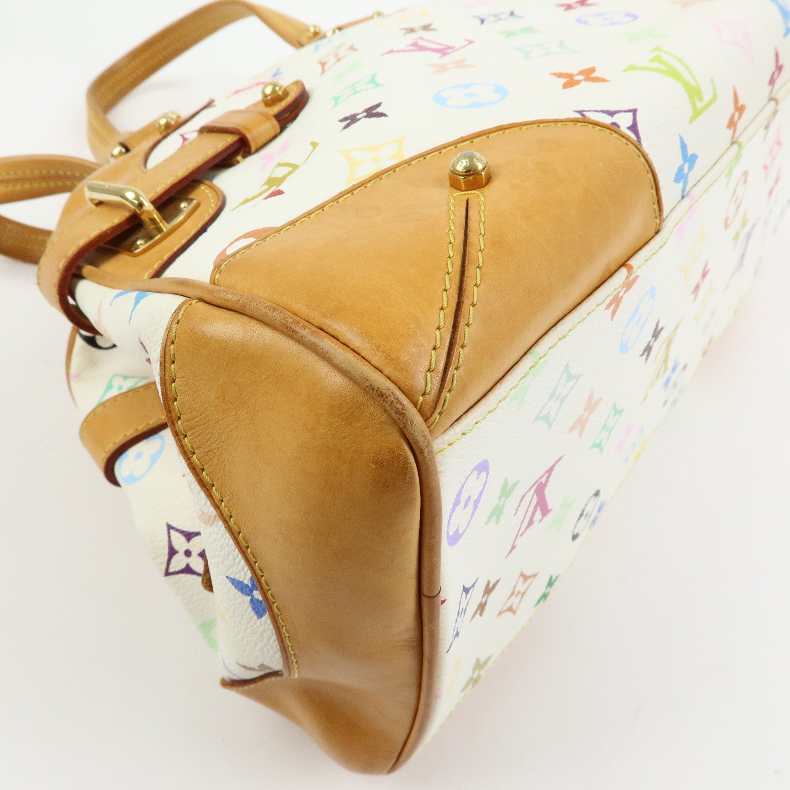 Louis Vuitton Monogram Multicolor Claudia Hand Bag Blanc M40193