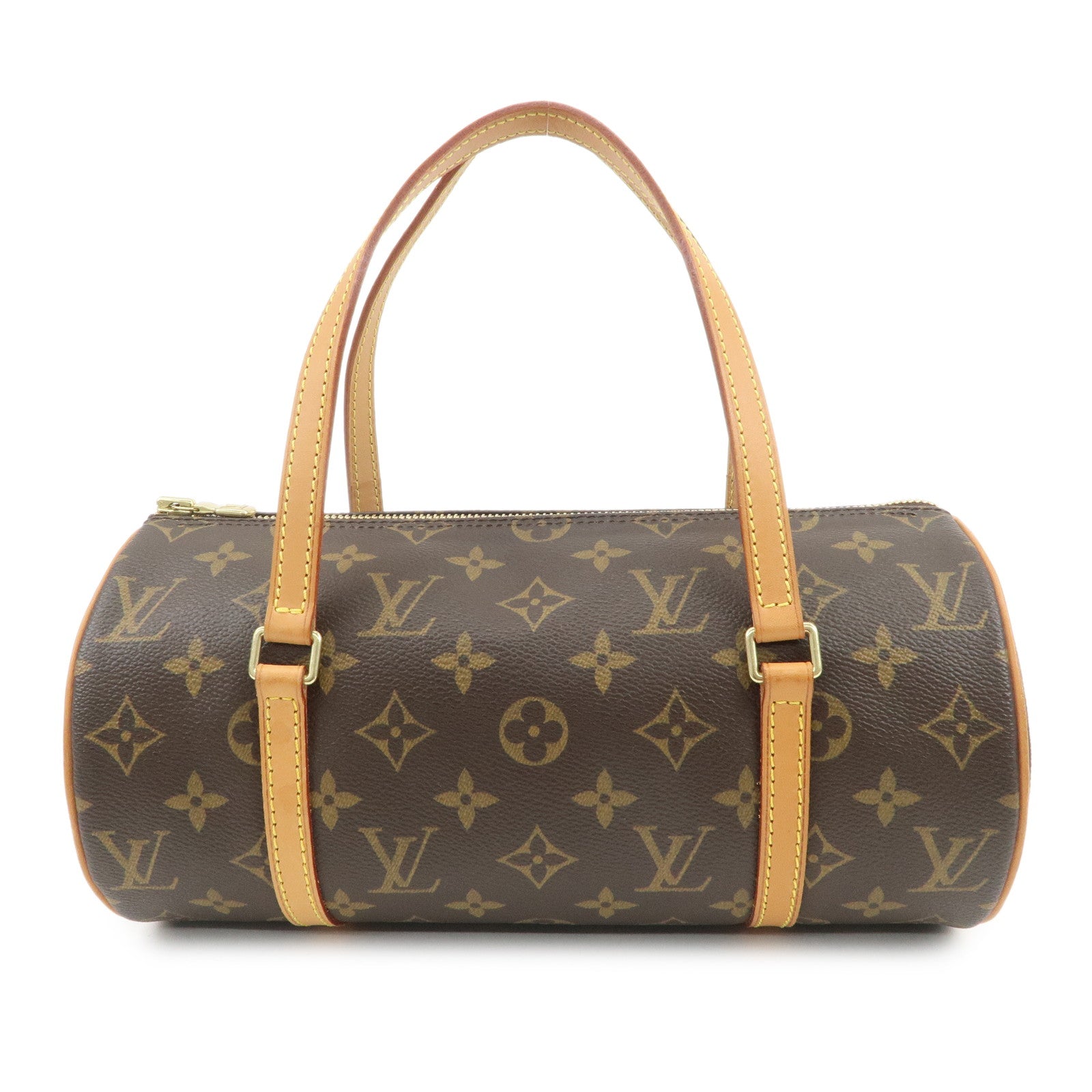 Louis Vuitton Monogram Papillon 26 Hand Bag Brown M51386