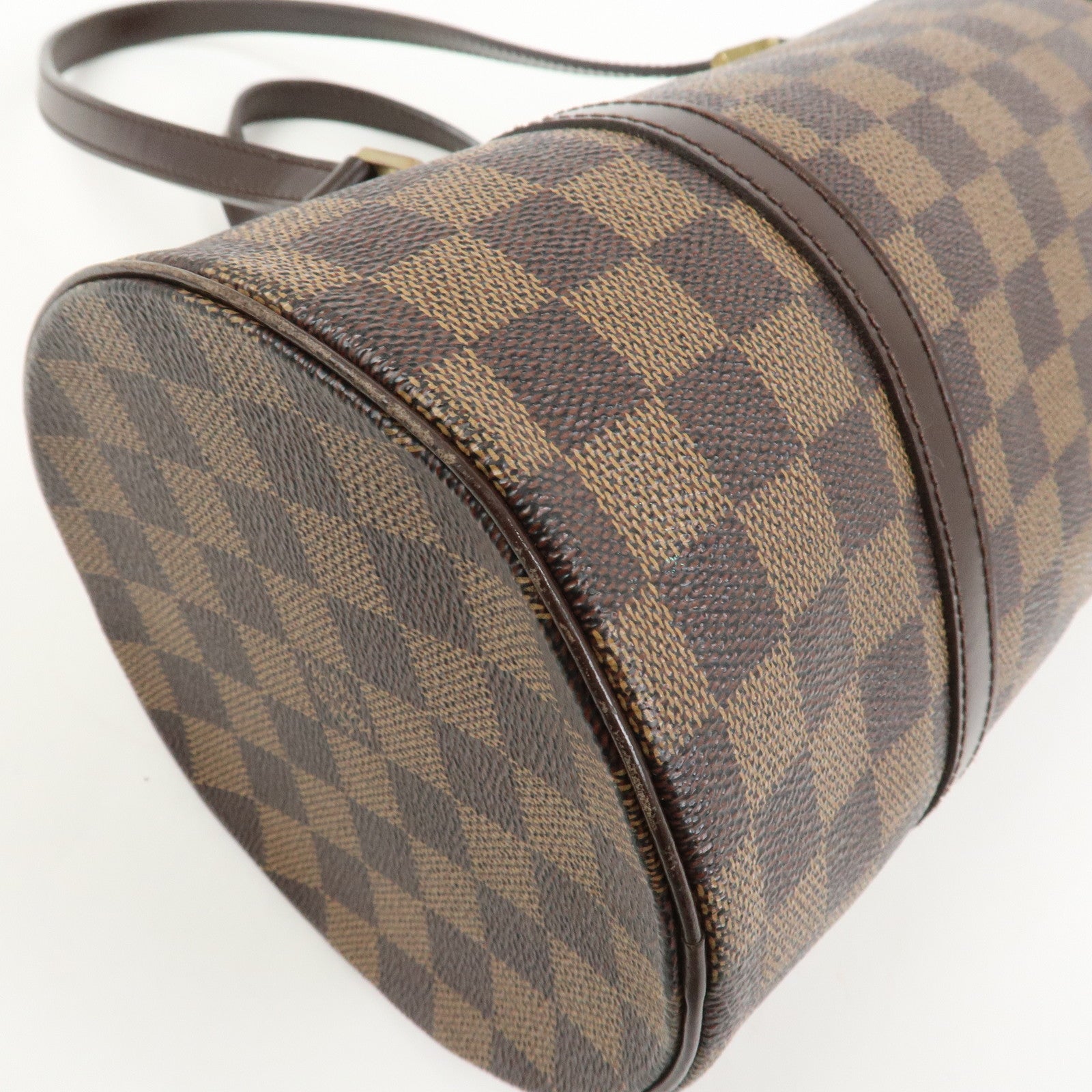 Louis Vuitton Damier Ebene Papillon 30 Hand Bag Brown N51303