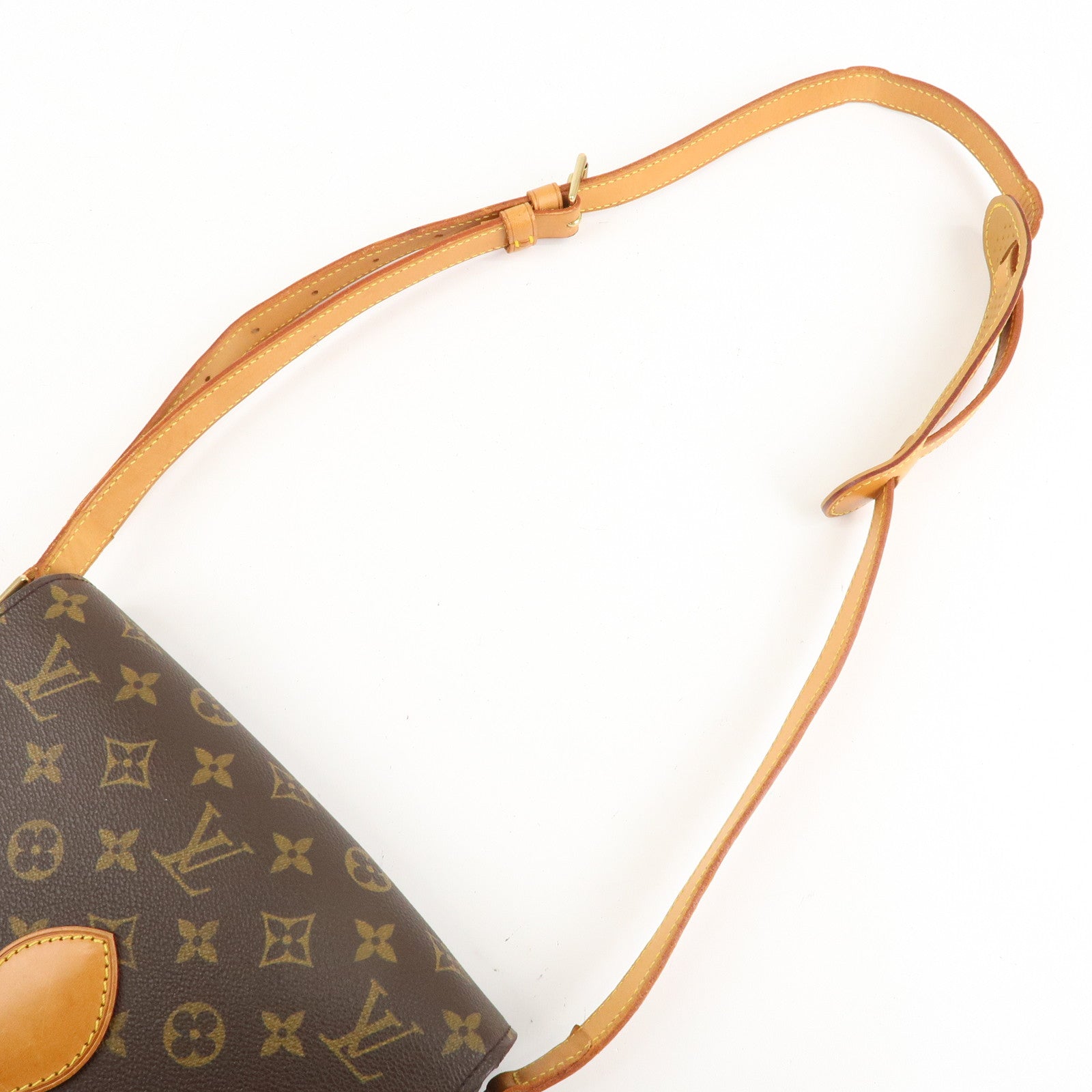 Louis Vuitton Monogram Saint Cloud GM Shoulder Bag Brown M51242 Used