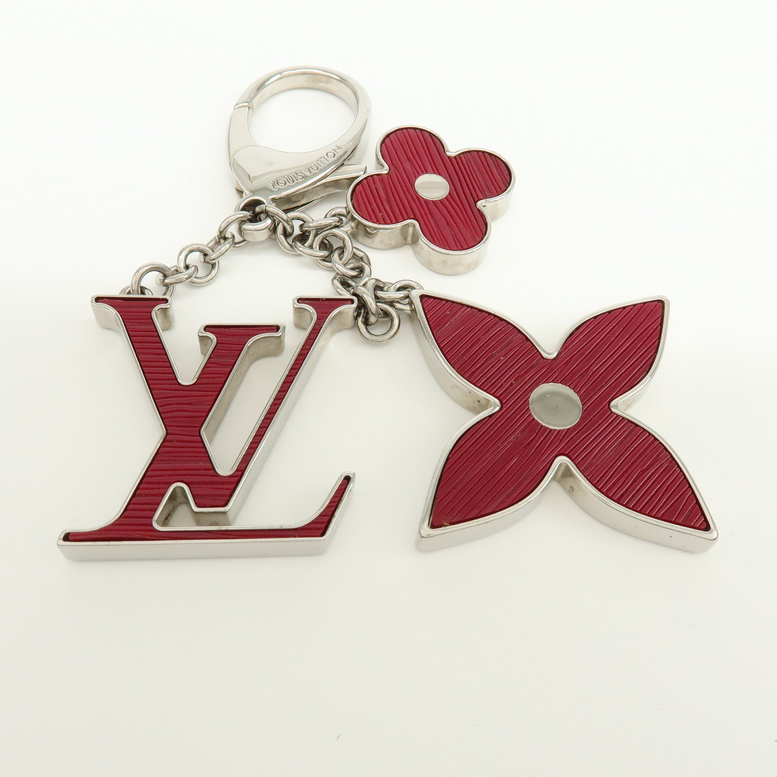 Louis Vuitton Bijou Sac Fleur de Epi Bag Charm Bordeaux M66502