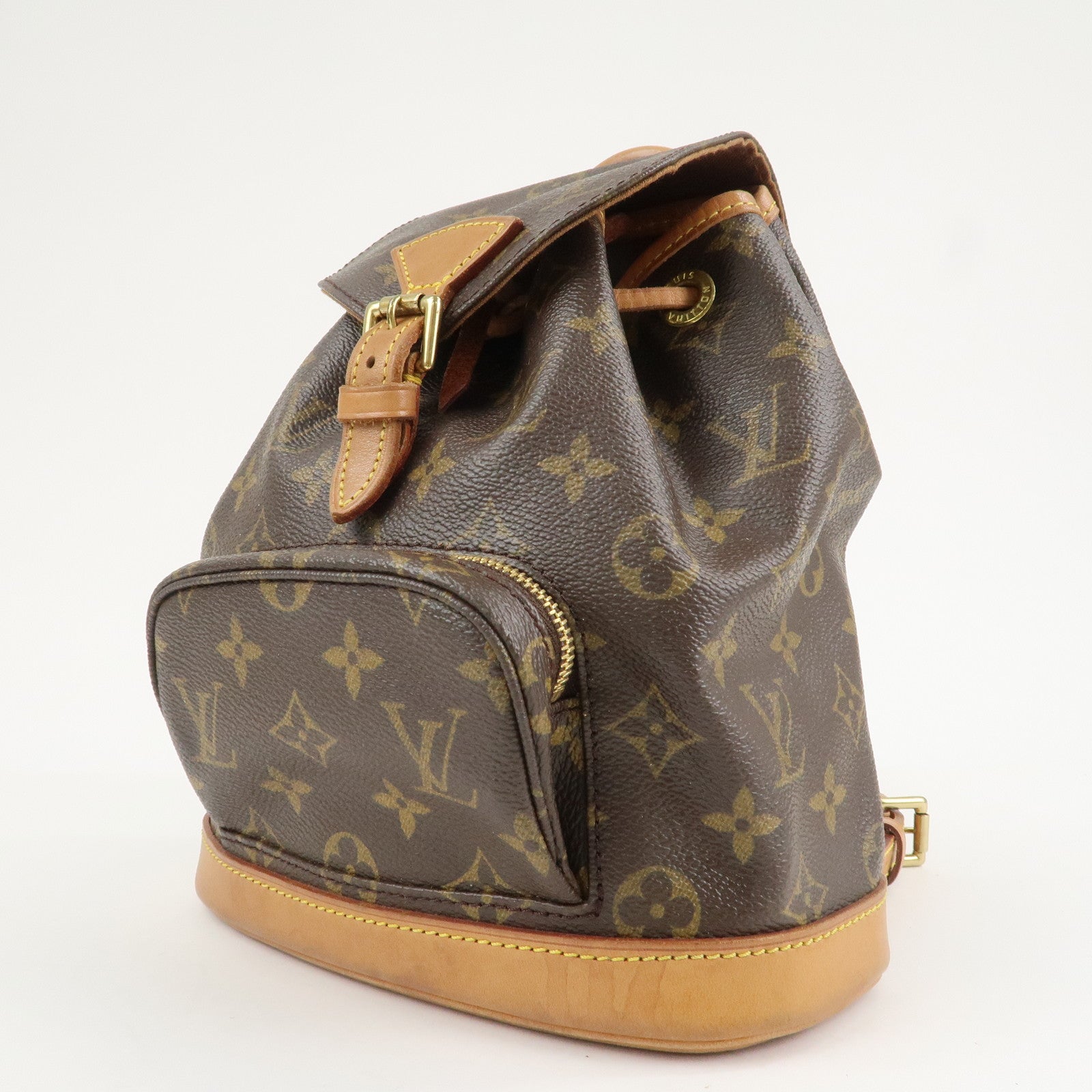Louis Vuitton Monogram Mini Montsouris Backpack Brown M51137 Used