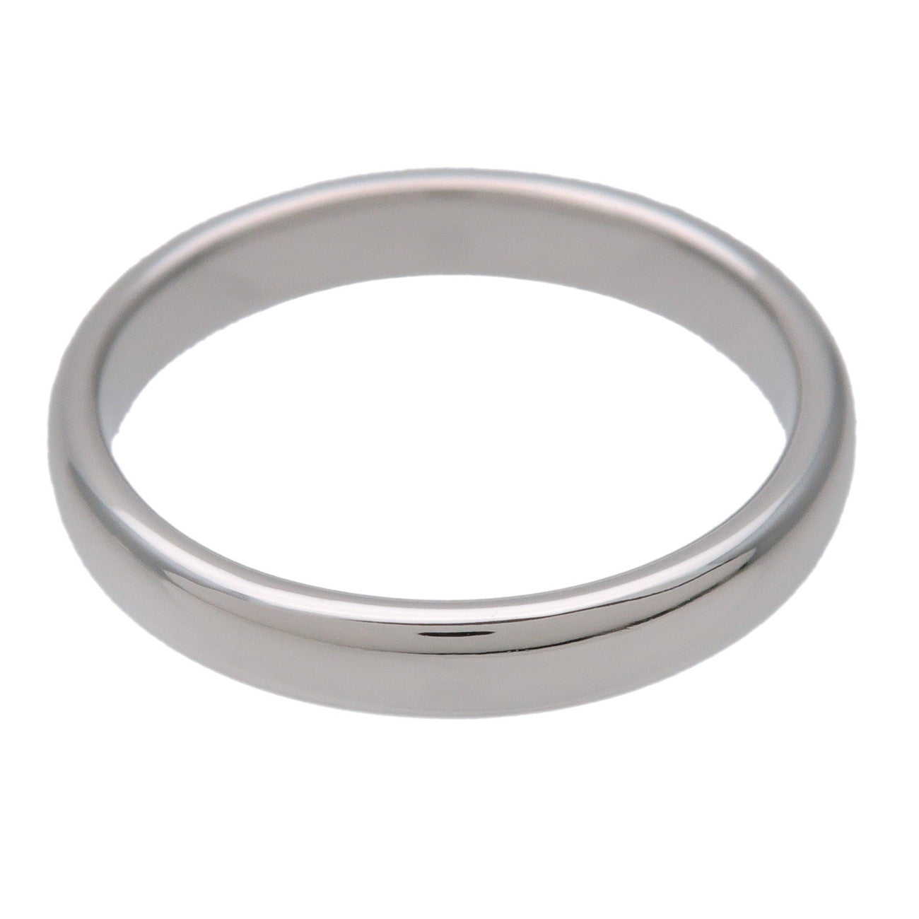 Tiffany & Co Forever Wedding Classic Band Ring PT950 Platinum US4