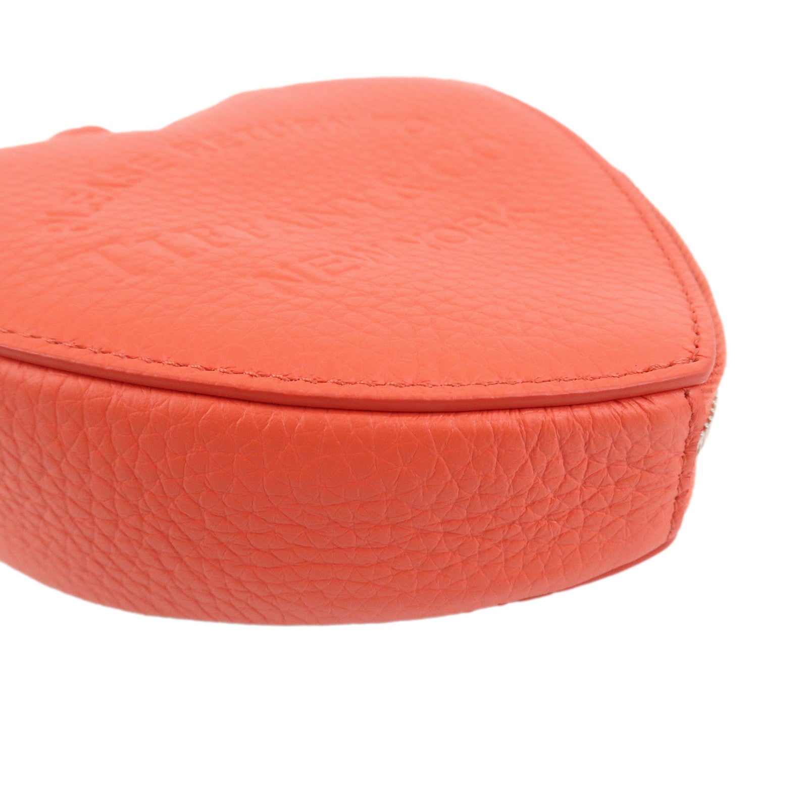 Tiffany & Co Return to Tiffany Leather Pouch Wristlet Bag Red