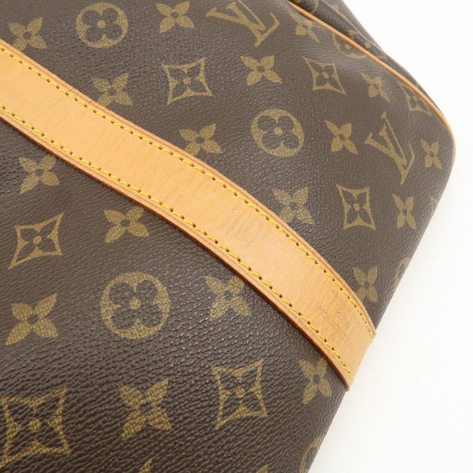Louis Vuitton Monogram Keep All Bandouliere 55 Boston Bag M41414