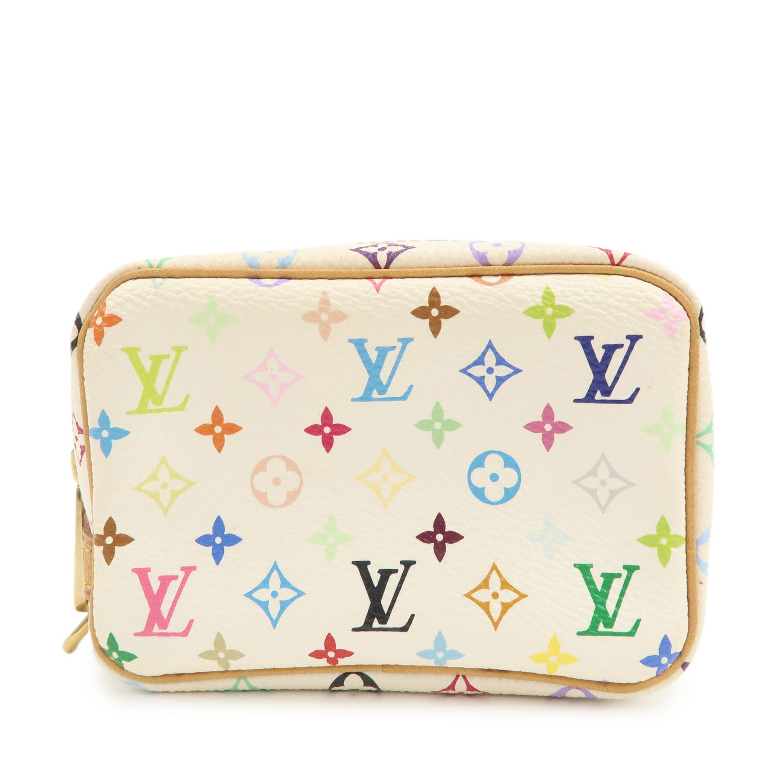 Louis Vuitton Monogram Multicolor Trousse Wapity Pouch Blanc M58033