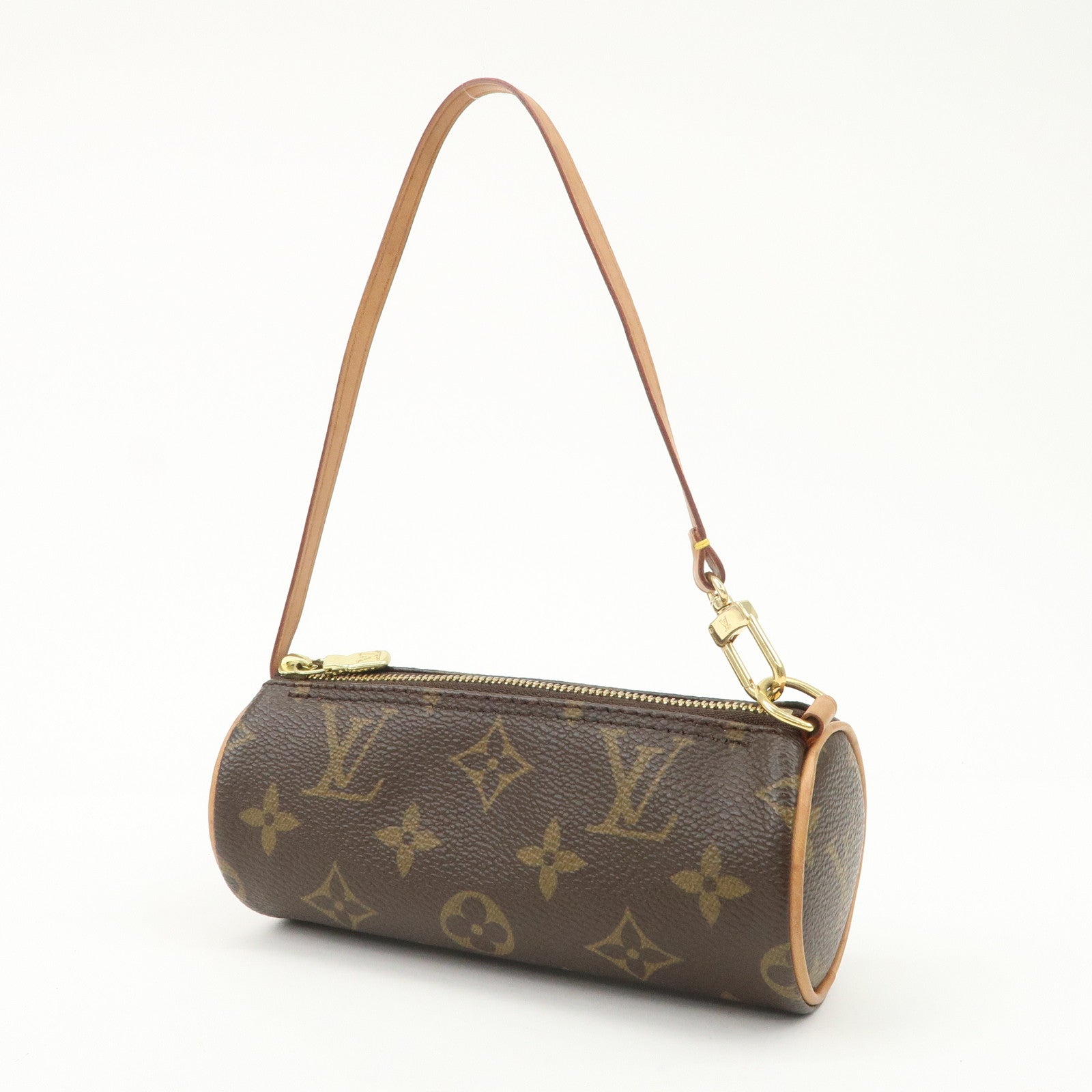 Louis Vuitton Monogram Mini Pouch for Papillon Bag New Style Brown