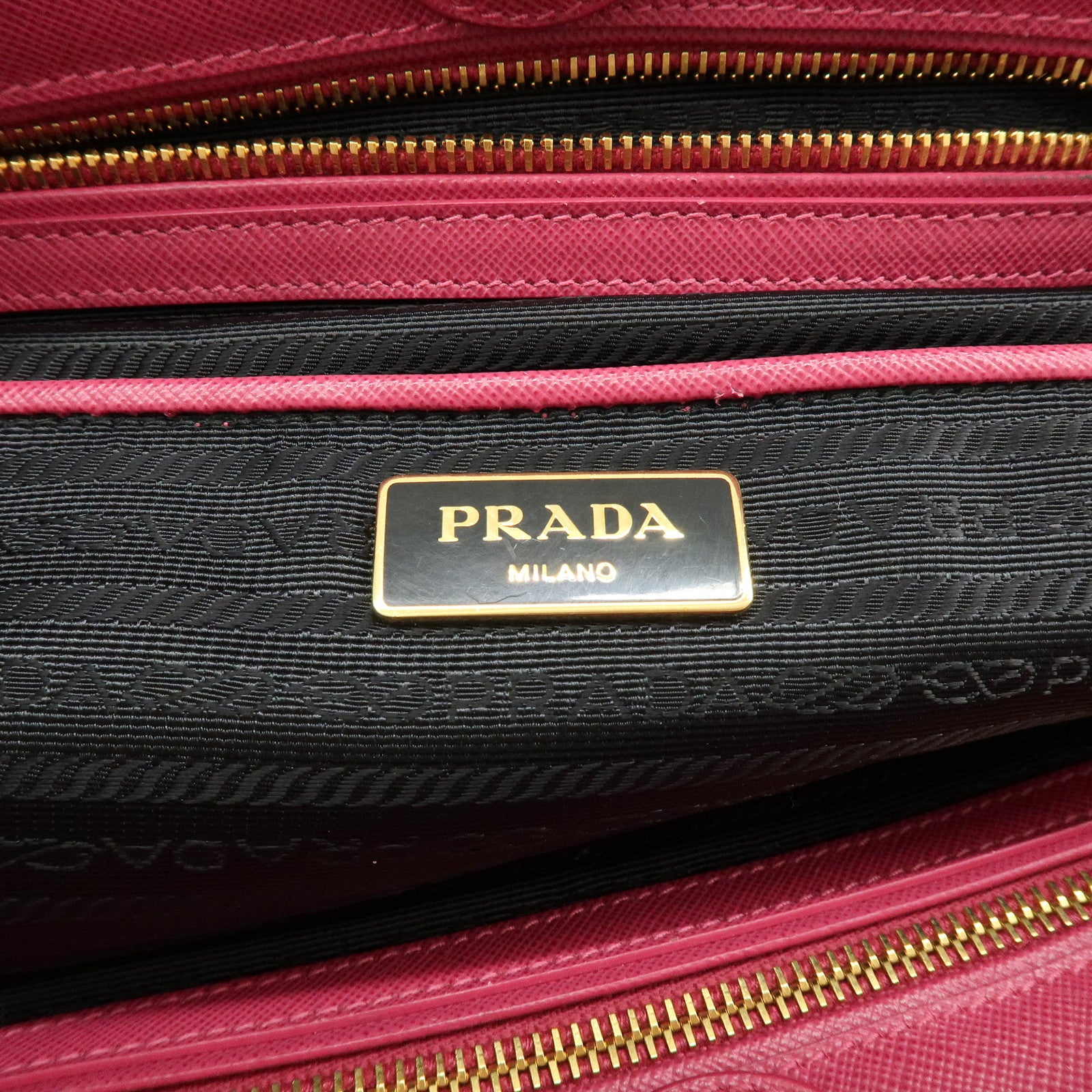 PRADA Triangle Logo Nylon 2Way Hand Bag Shoulder Bag Pink BN2740