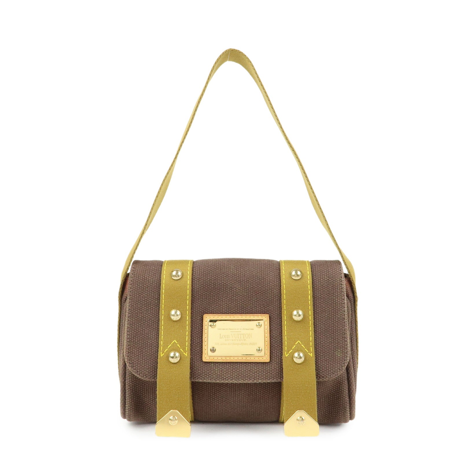 Louis Vuitton Antigua Besace PM Shoulder Bag Brown M40080