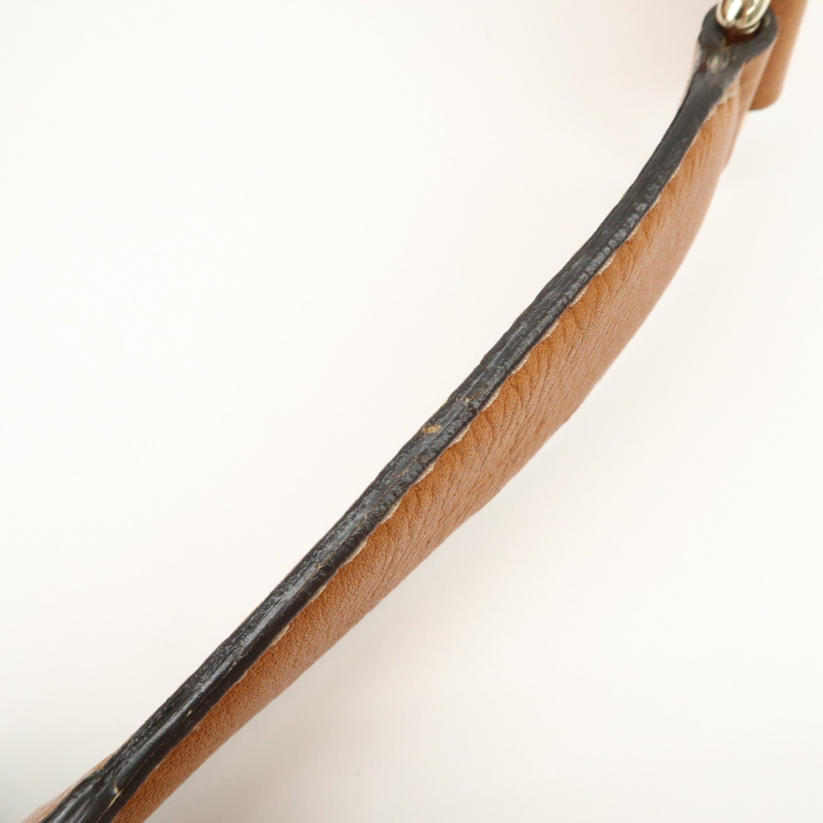 GUCCI Sherry Heritage Leather Shoulder Bag Brown 247597