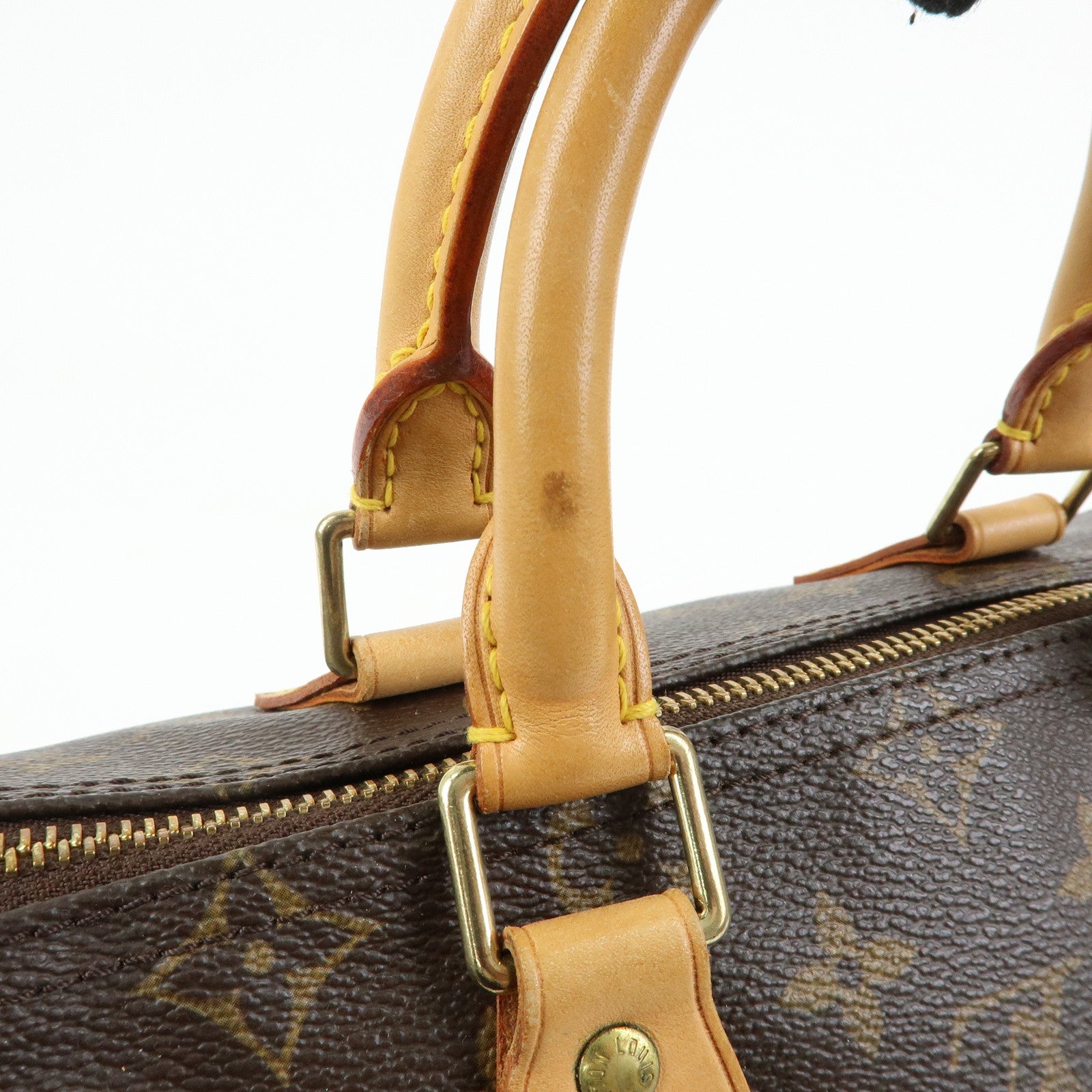 Louis Vuitton Monogram Speedy 25 Boston Bag Hand Bag Brown M41528