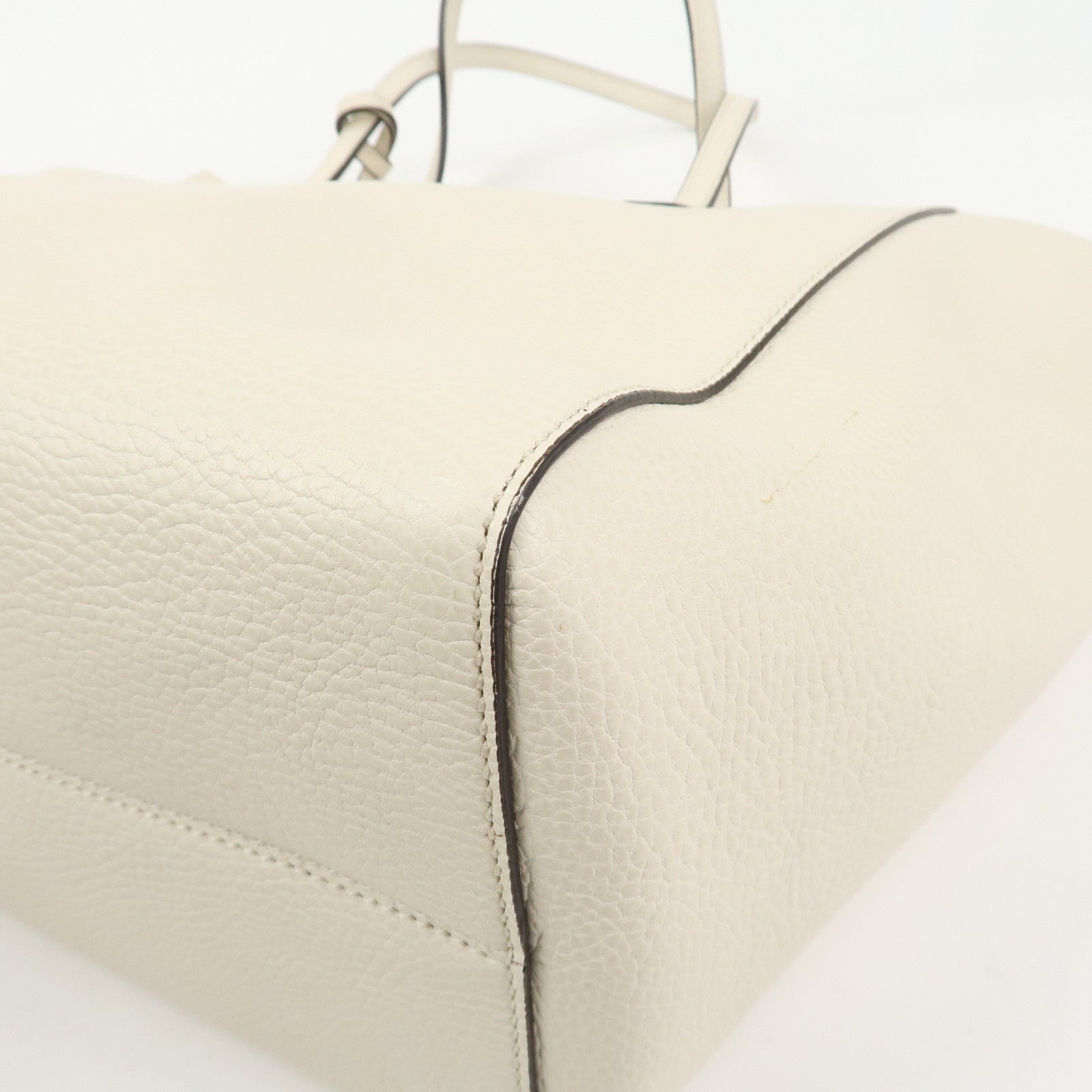 GUCCI Interlocking G Swing Large Tote Bag Shoulder Bag Ivory 354397