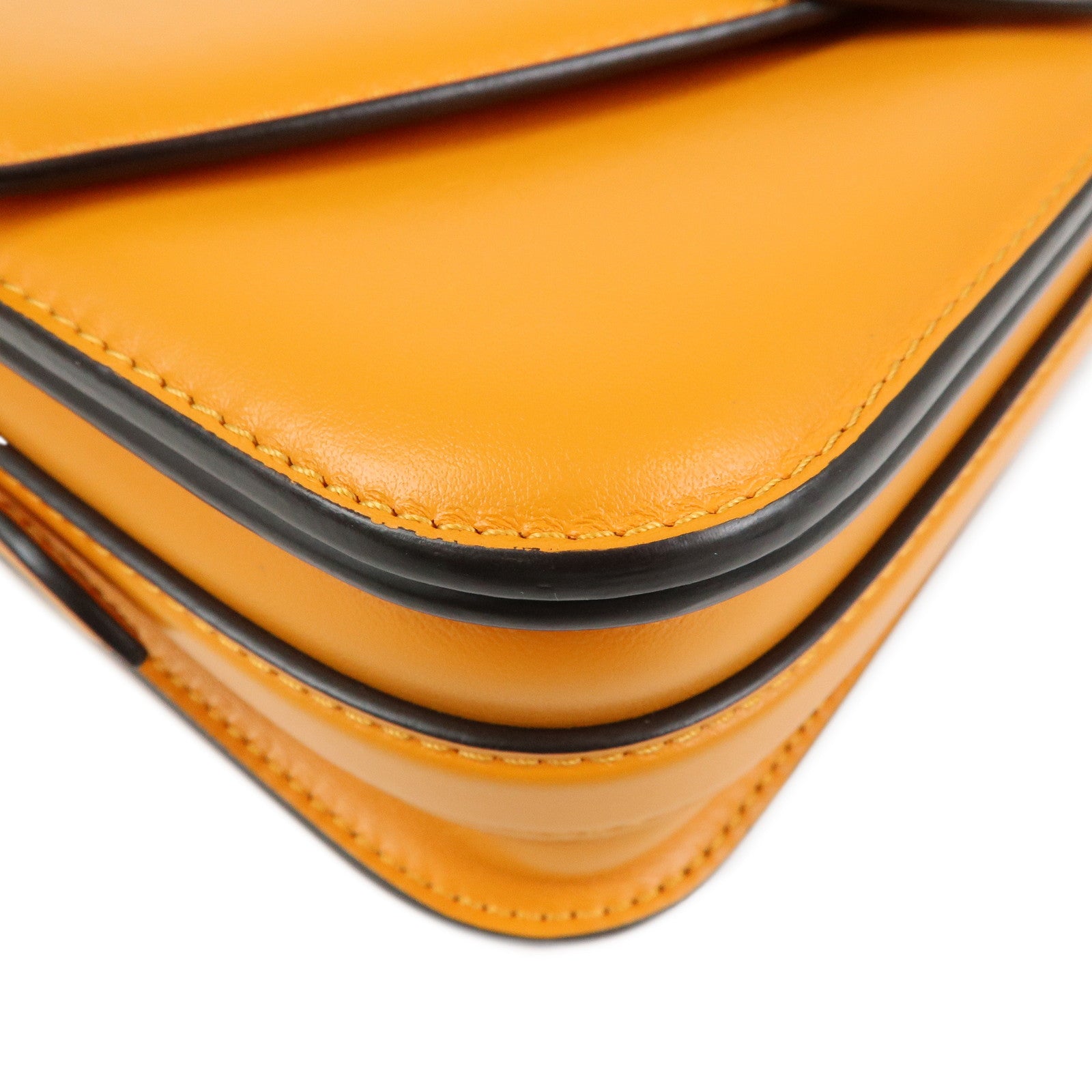 Louis Vuitton Leather Pont Neuf Shoulder Bag Orange M55946