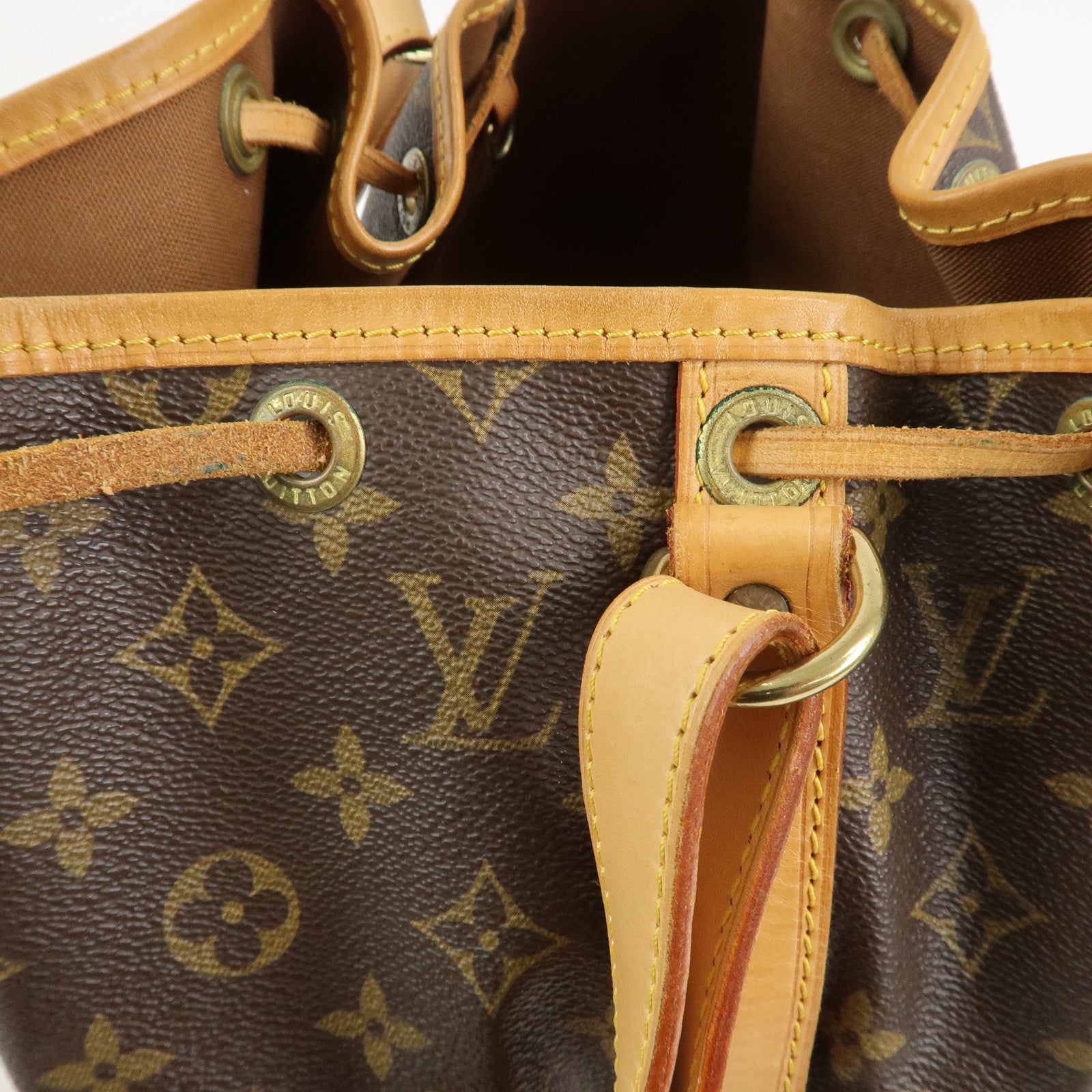 Louis Vuitton Monogram Noe Shoulder Bag Hand Bag Brown M42224