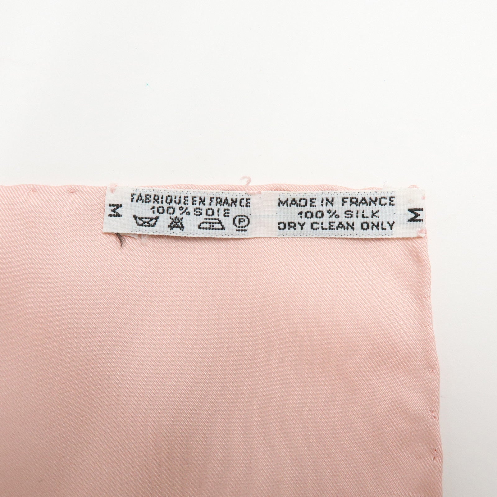 HERMES Carre 90 Silk 100% Scarf BRIDES DE GALA Light Pink Gray Gold