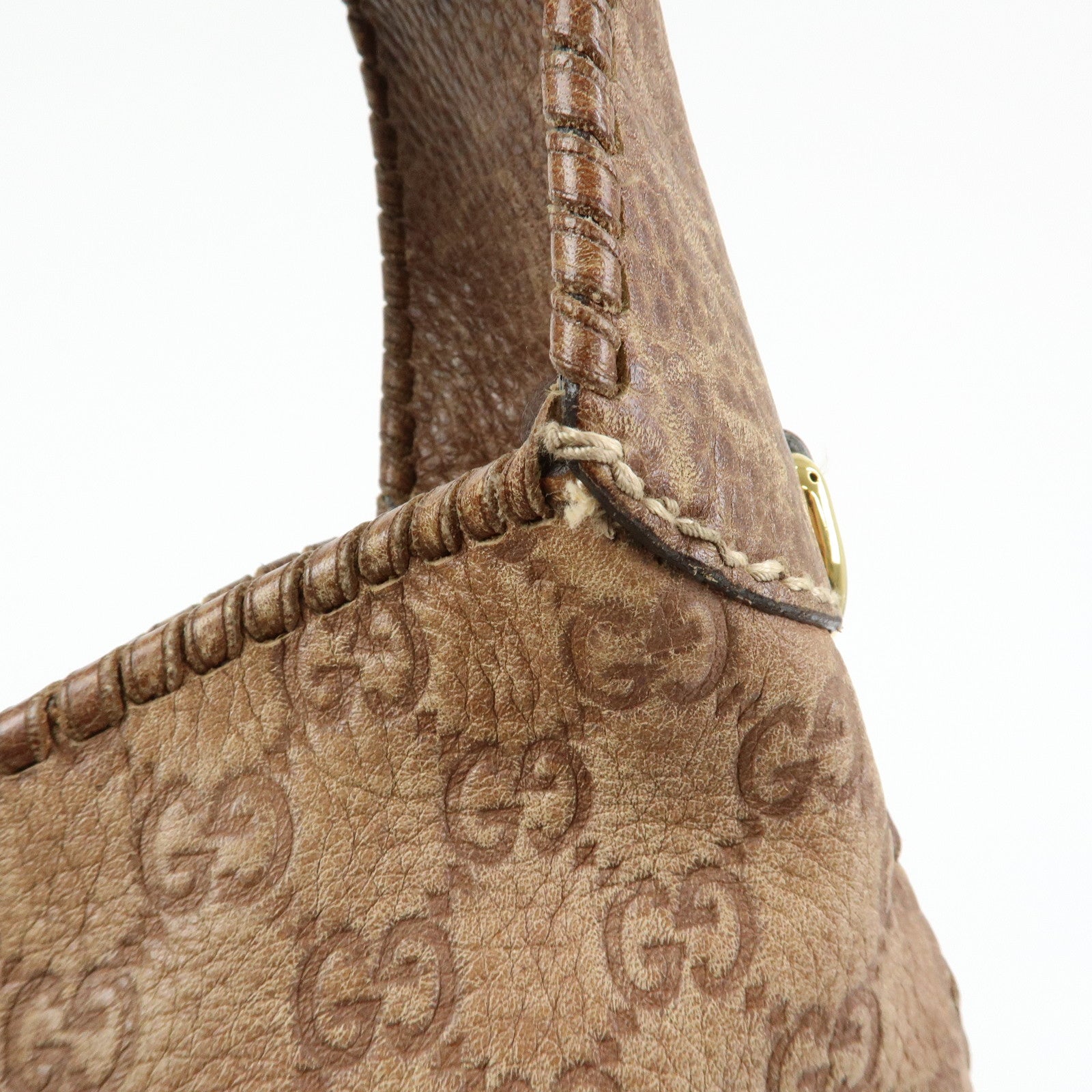 GUCCI Bamboo New Jackie Guccissima Leather Shoulder Bag 218491