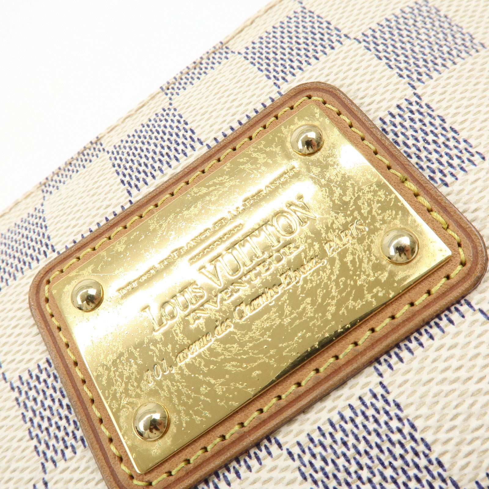 Louis Vuitton Damier Azur Eva 2Way Bag Hand Bag Shoulder Bag N55214