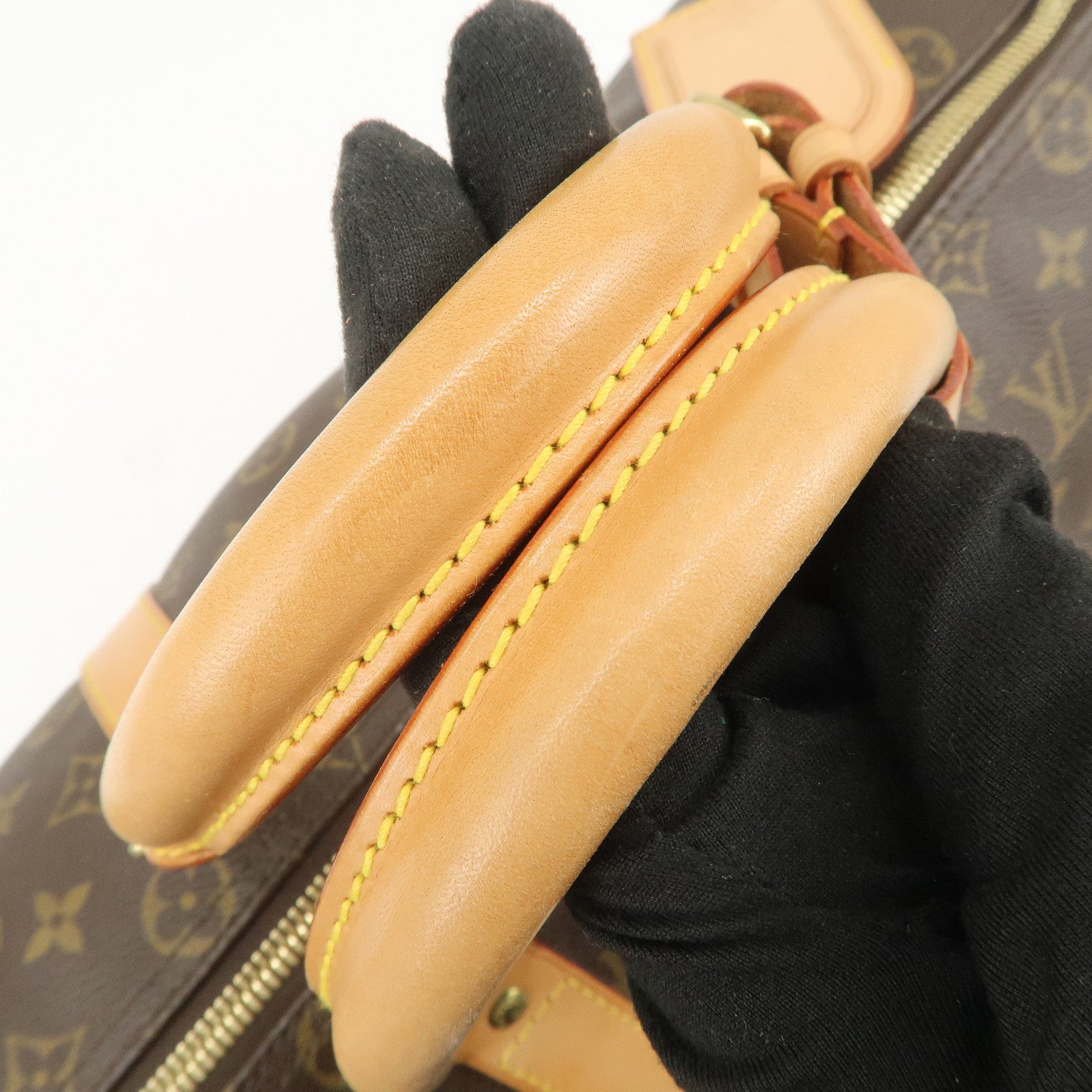 Louis Vuitton Monogram Canvas Keep All 45 Boston Bag Brown M41428