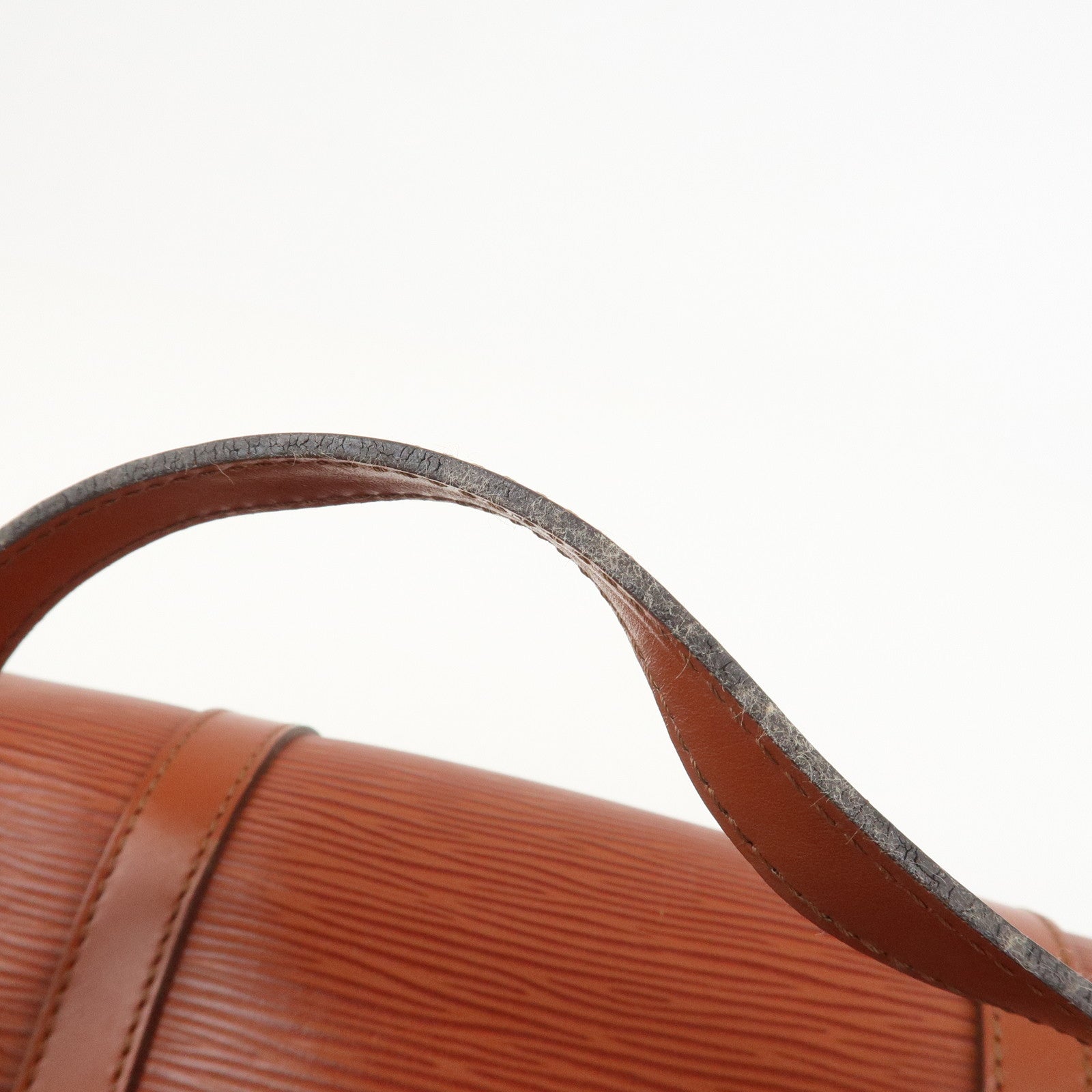 Louis Vuitton Epi Leather Soufflot Hand Bag Kenya Brown M52223